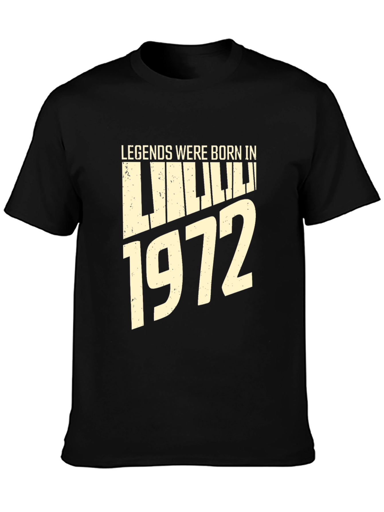 Legends Born In 1972 Piano Keyboard T-Shirt
