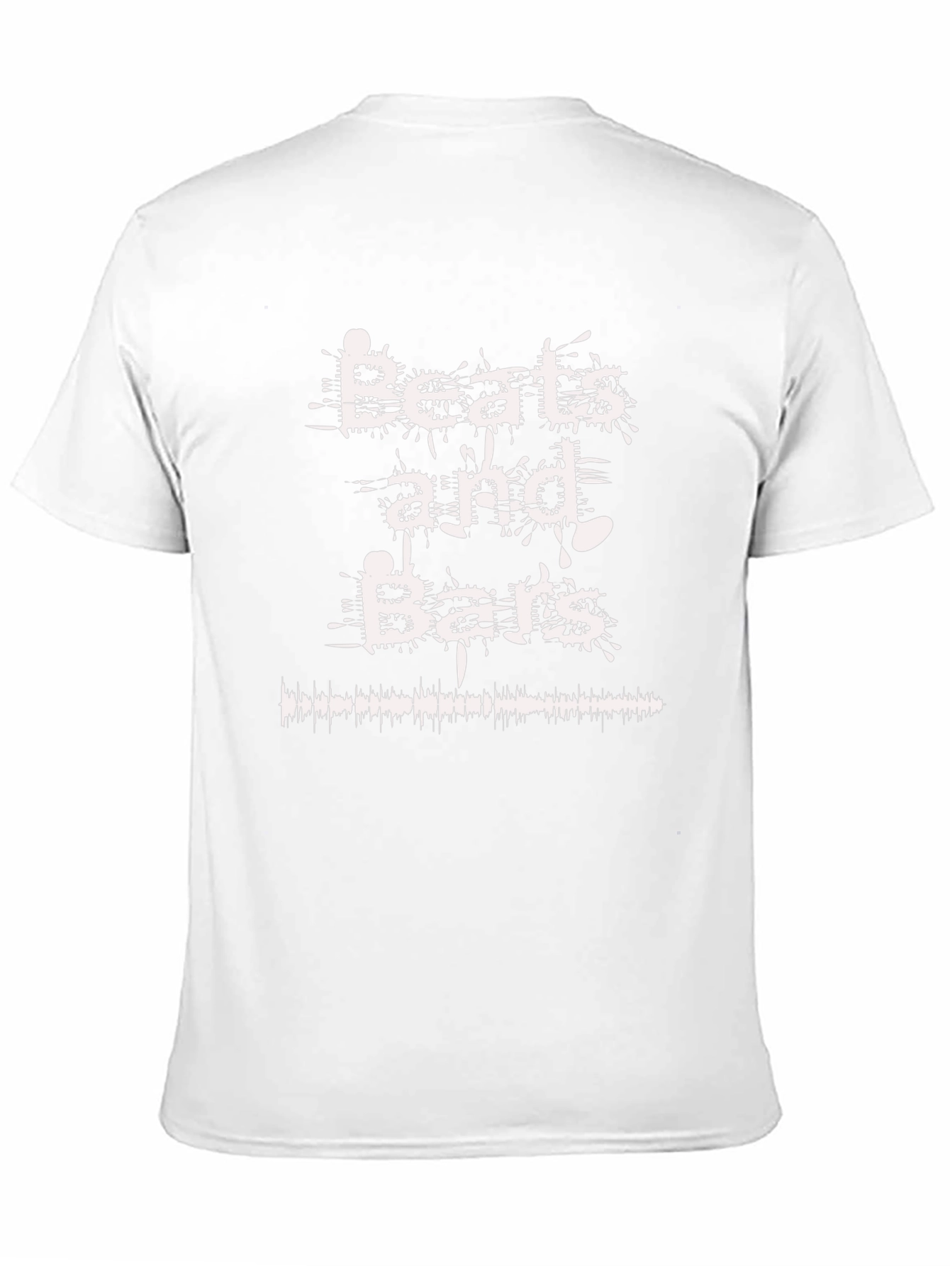 Beats and Bars Graphic T-Shirt - Black