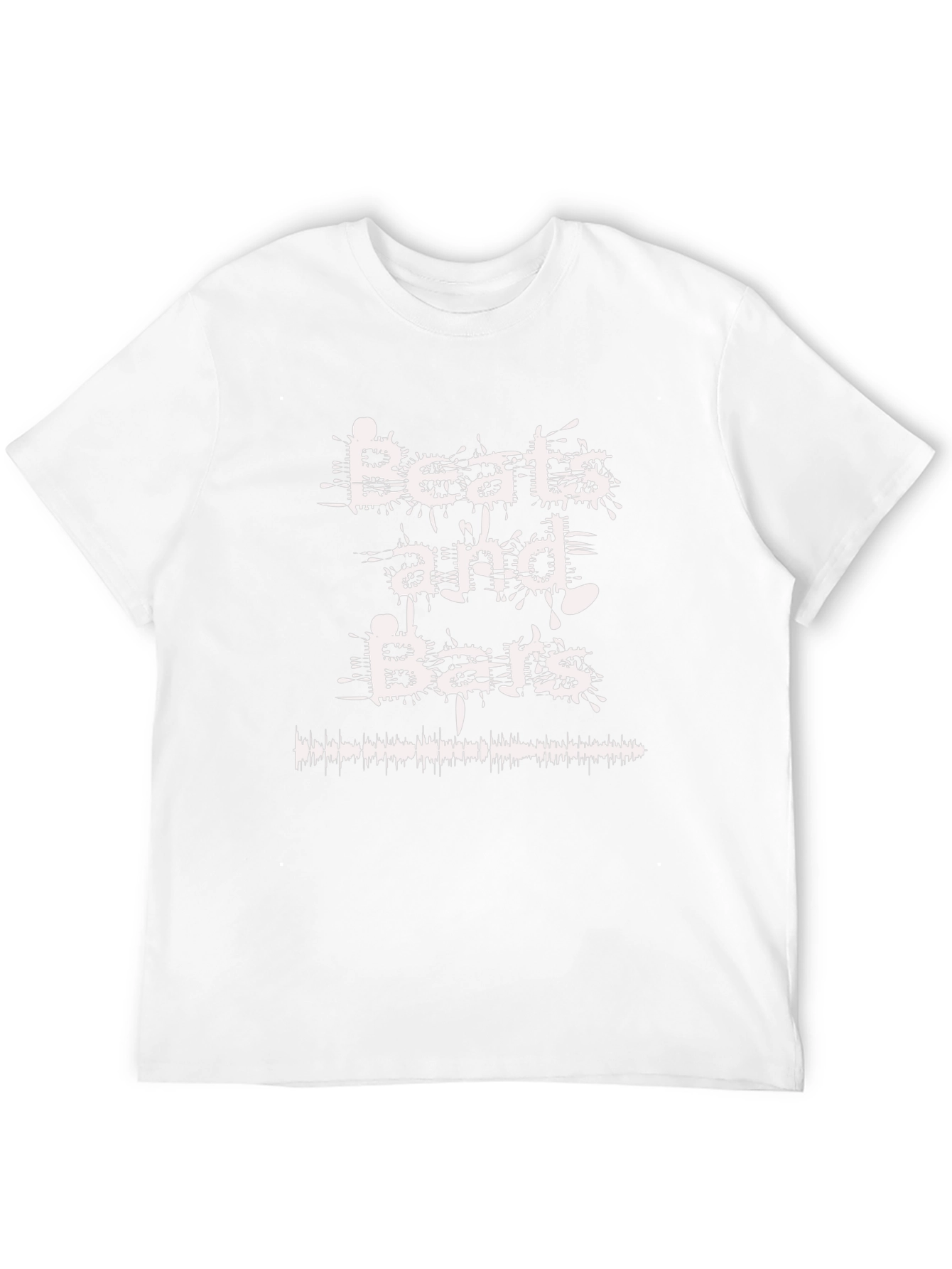 Beats and Bars Graphic T-Shirt - Black