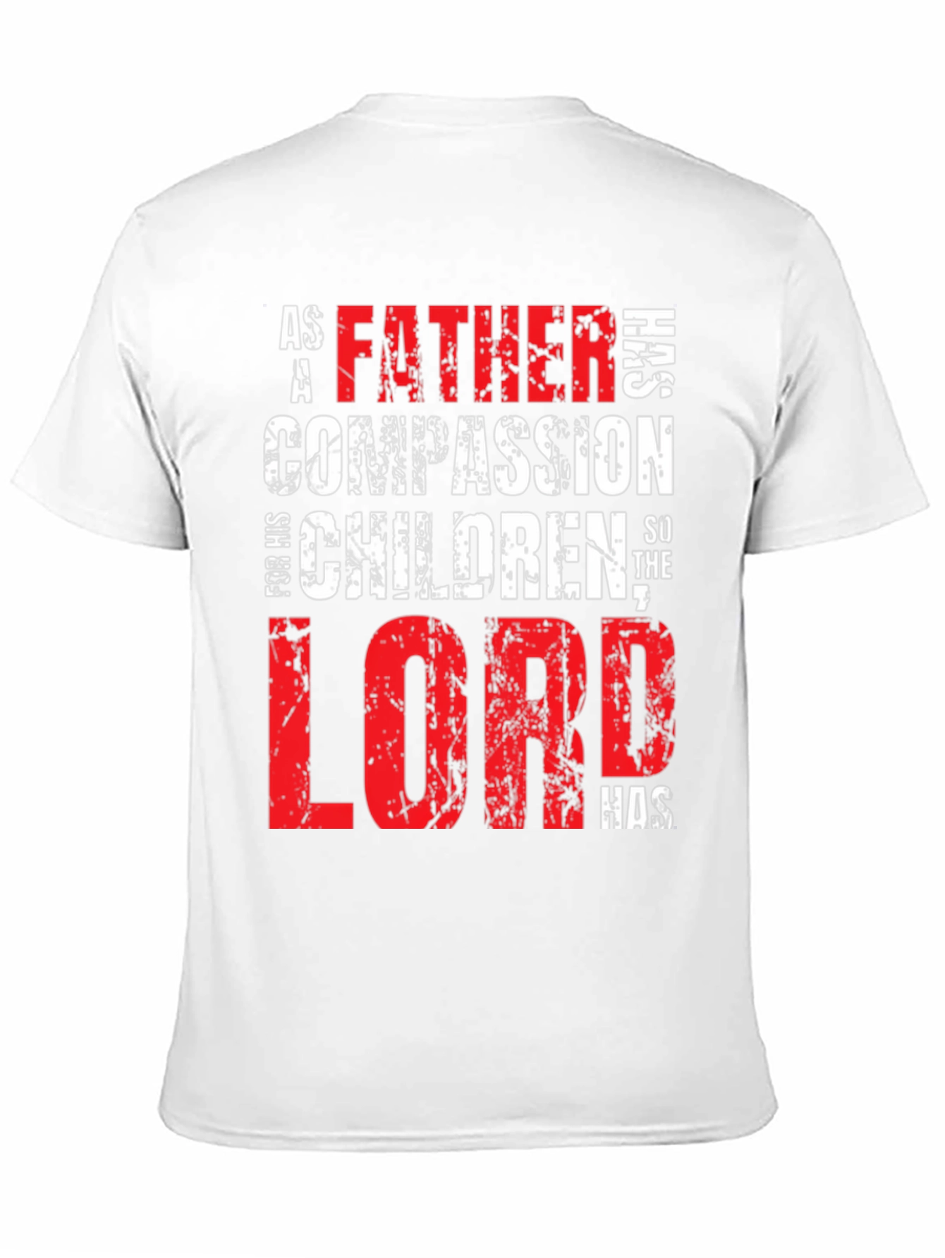 Father Lord Has Compassion Black T-Shirt