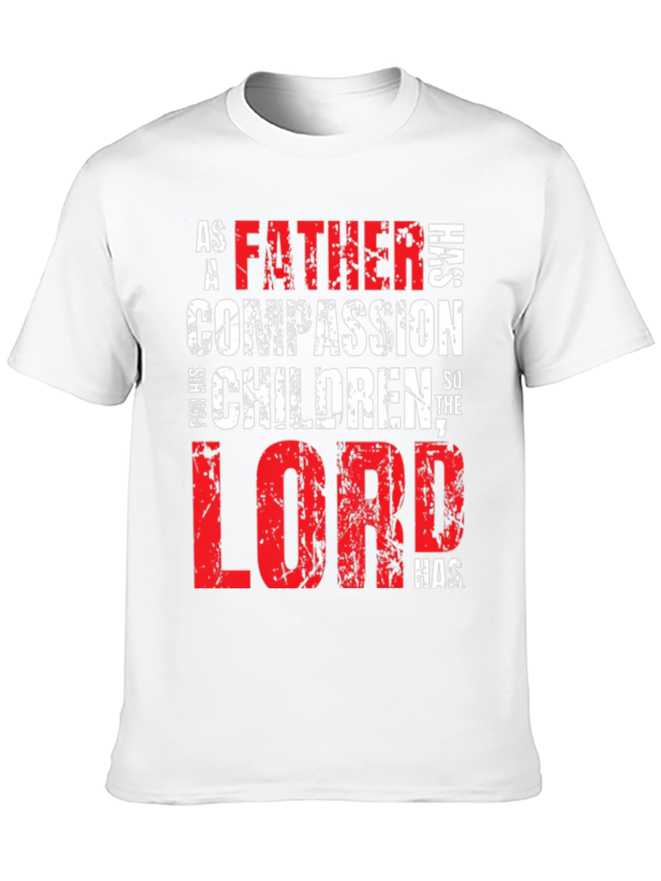 Father Lord Has Compassion Black T-Shirt