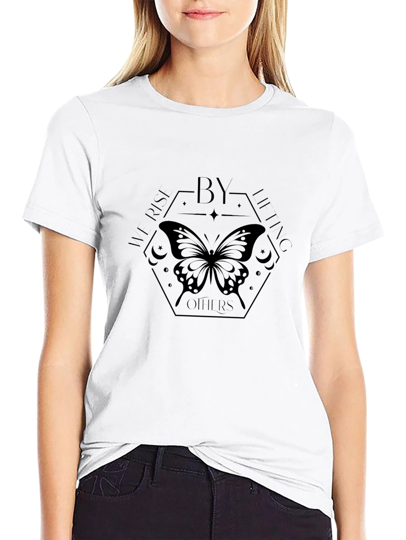 Lifting Others Butterfly Graphic Tee