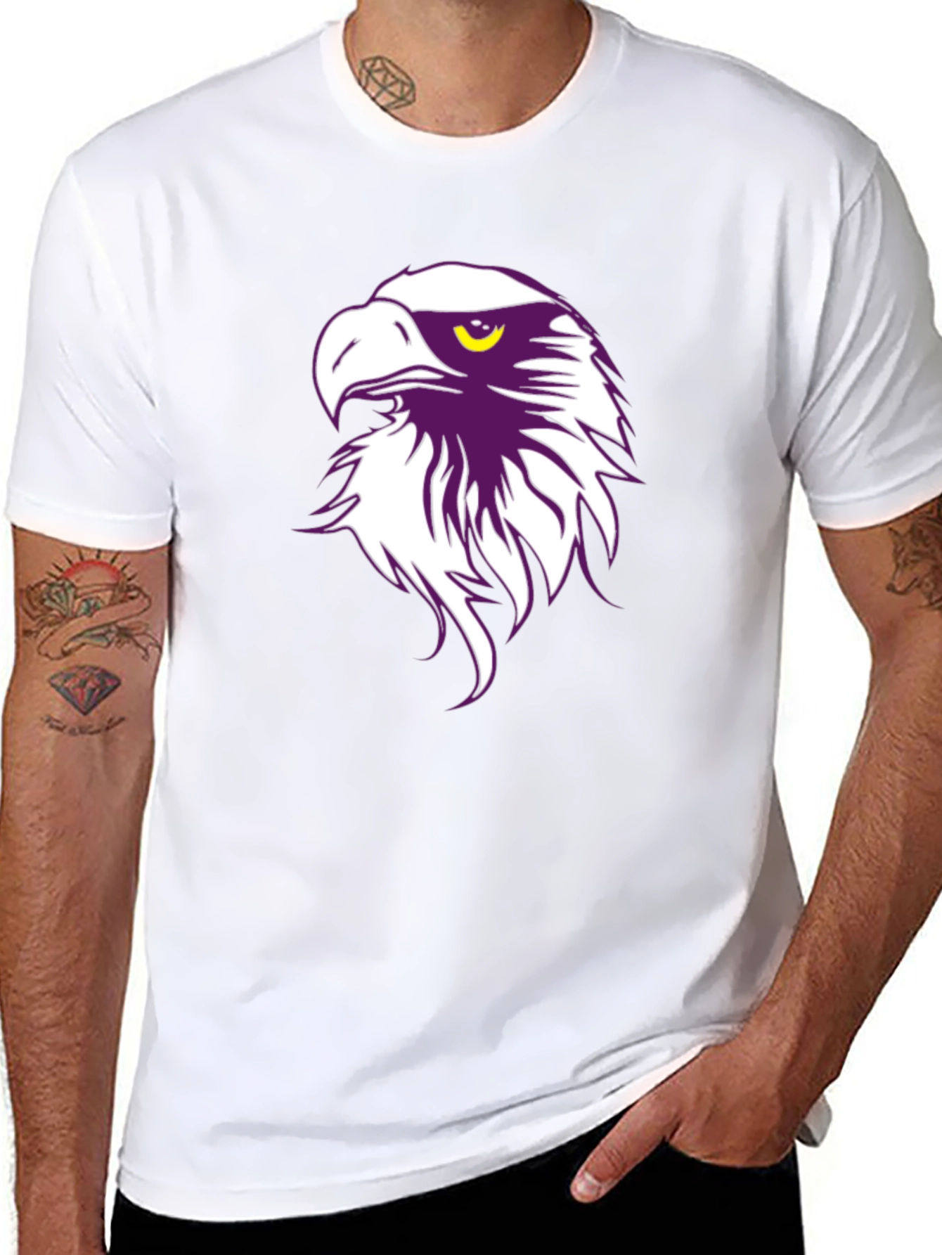 Eagle Graphic Tee - Mens Black T-Shirt