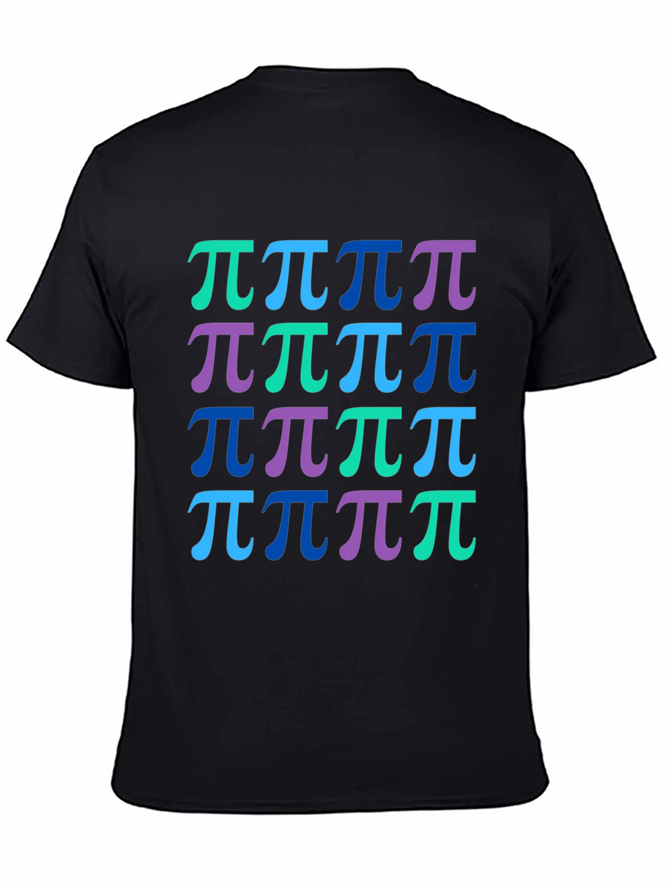 Pi Symbol Pattern Graphic Tee