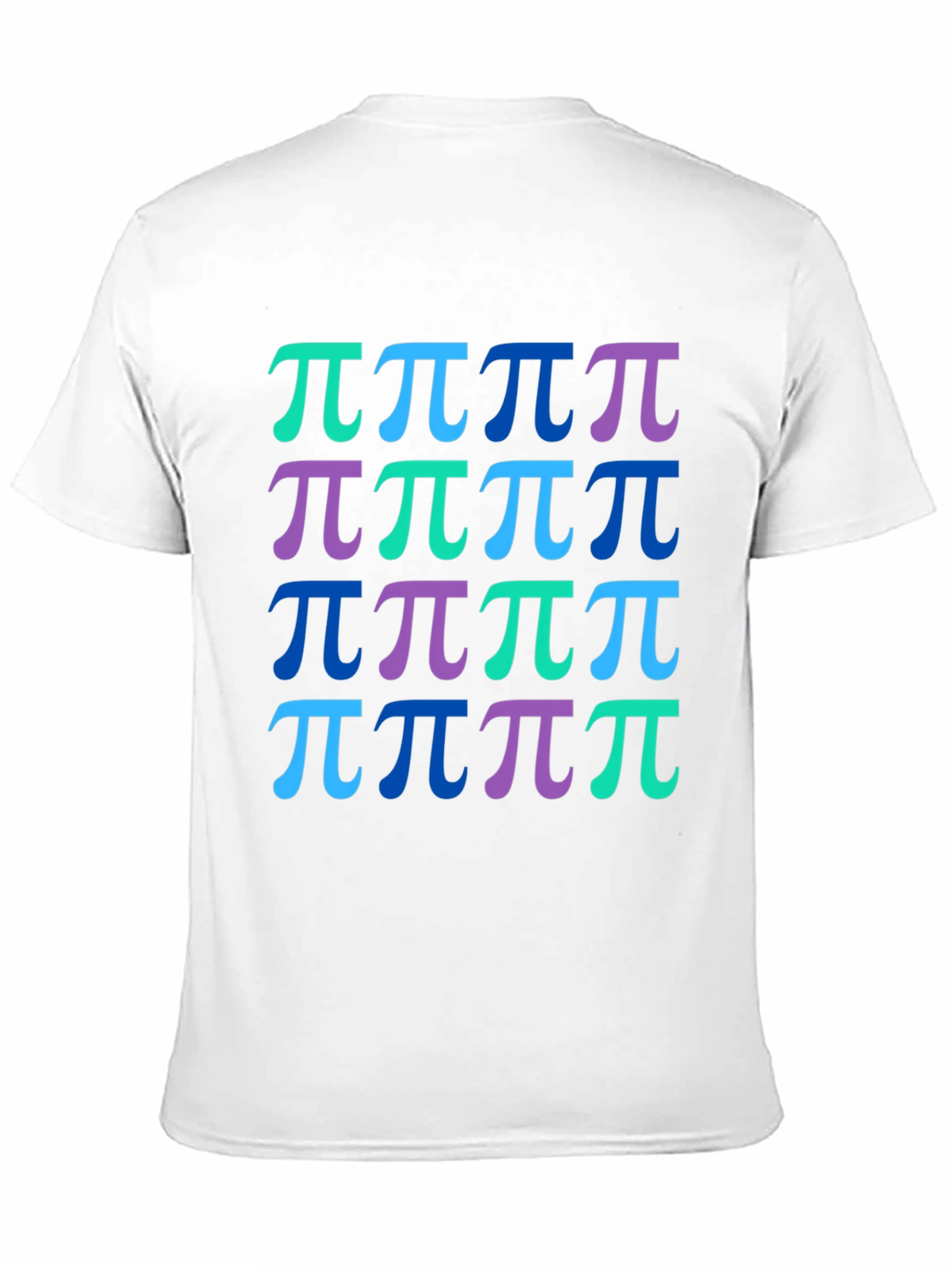 Pi Symbol Pattern Graphic Tee