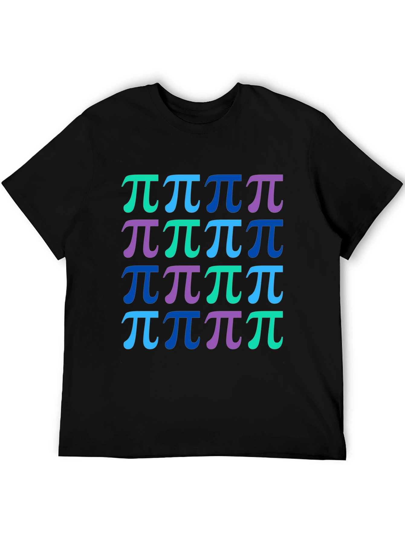 Pi Symbol Pattern Graphic Tee