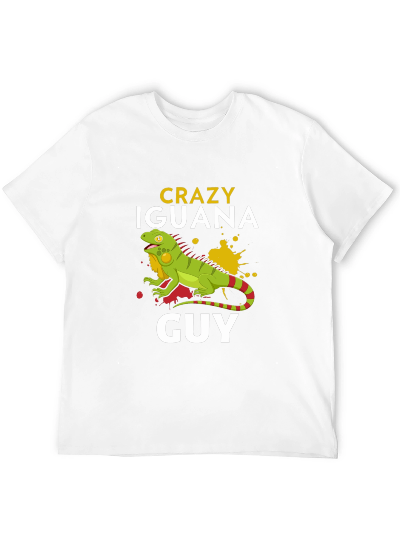 Crazy Iguana Guy Graphic Tee