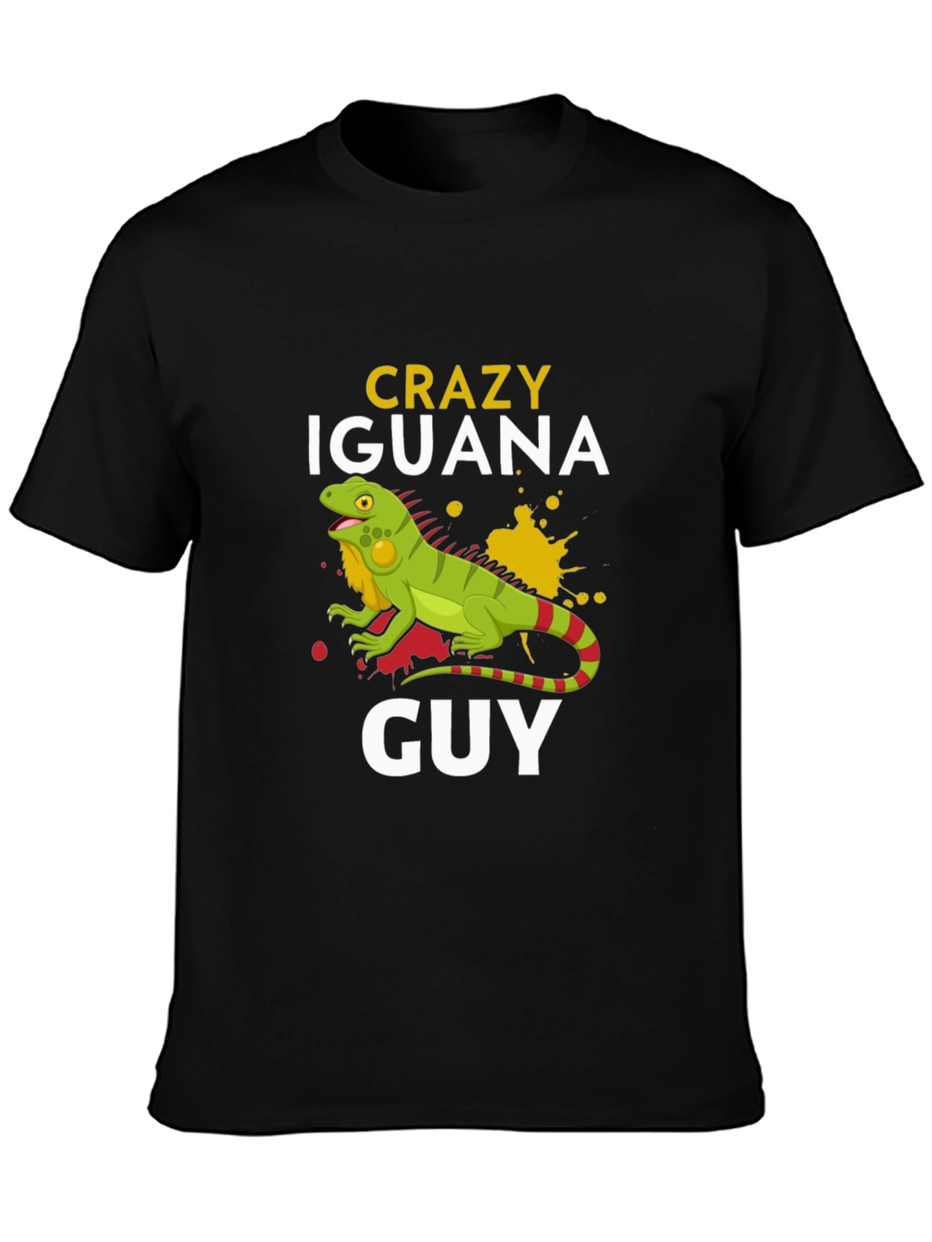 Crazy Iguana Guy Graphic Tee