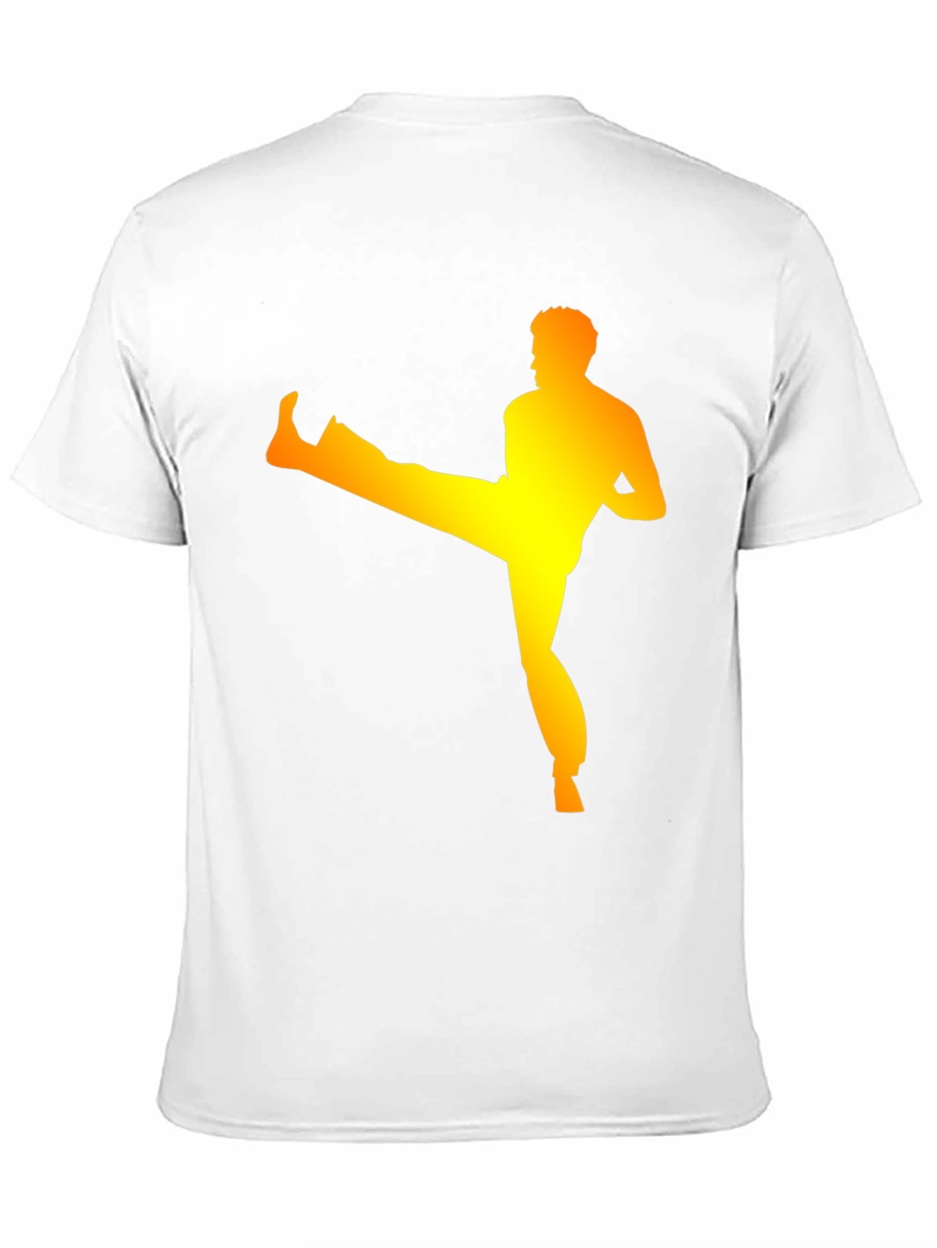 Karate Kick Graphic T-Shirt - Black