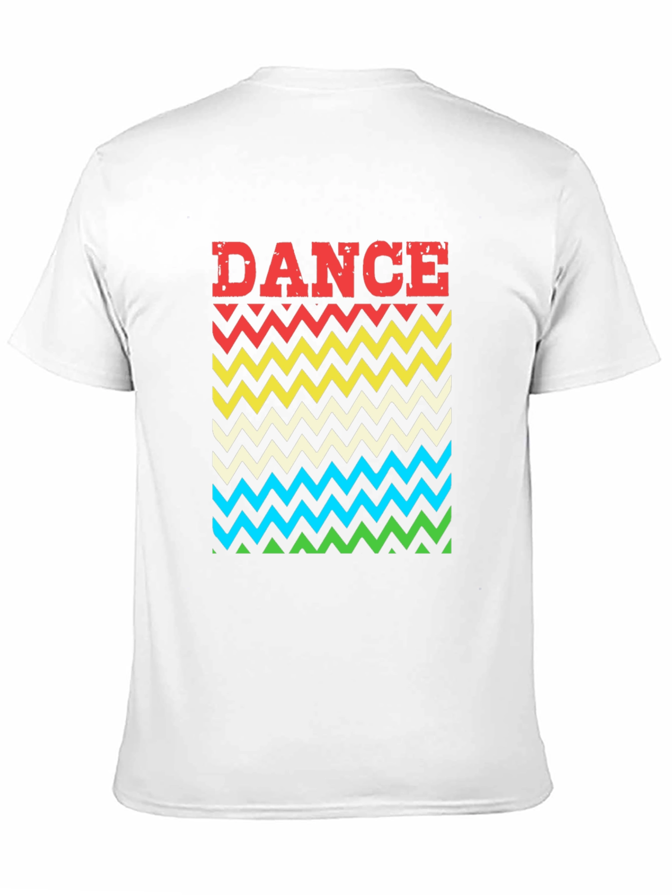 Retro Dance Chevron T-Shirt - Black