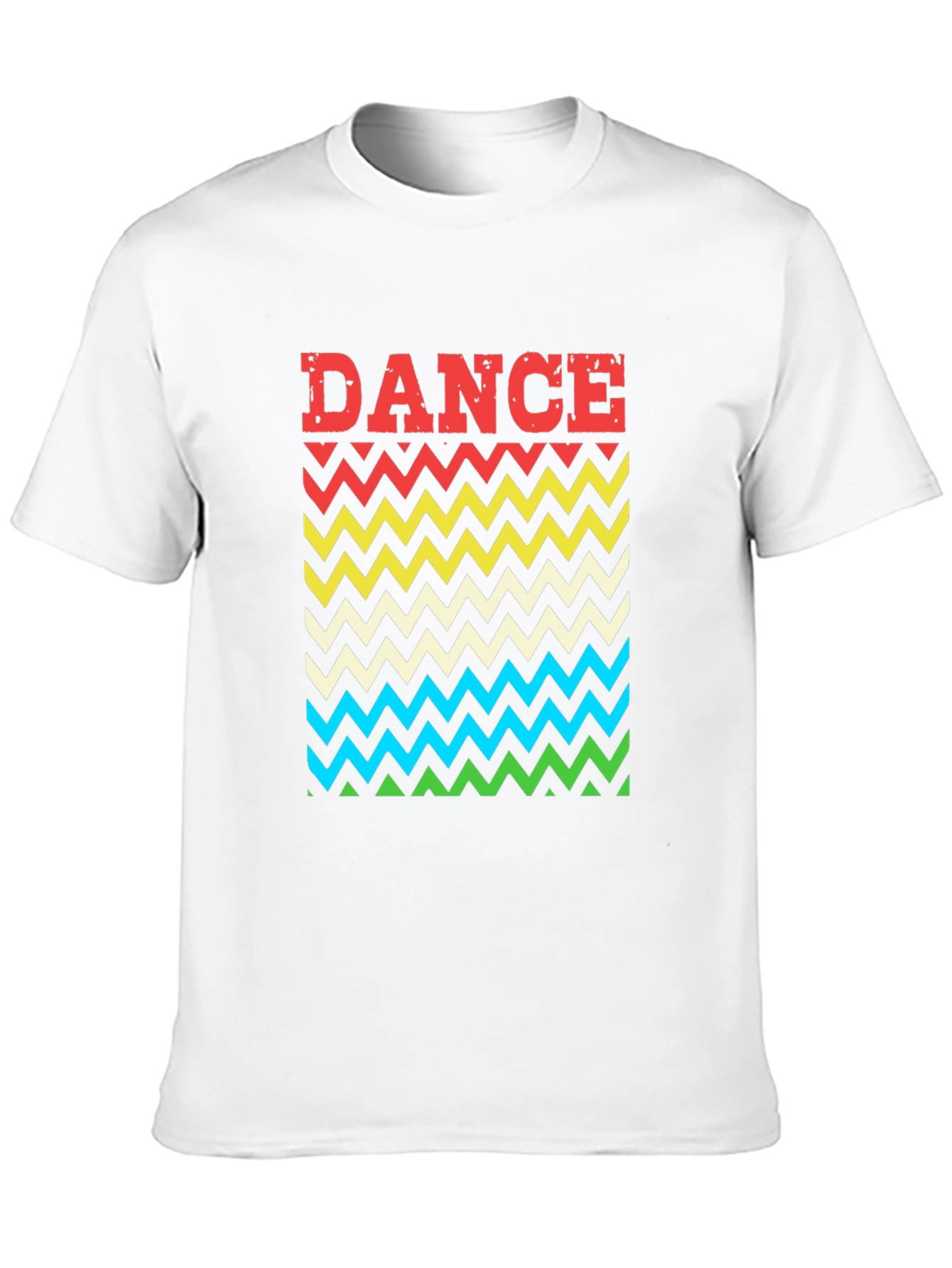 Retro Dance Chevron T-Shirt - Black
