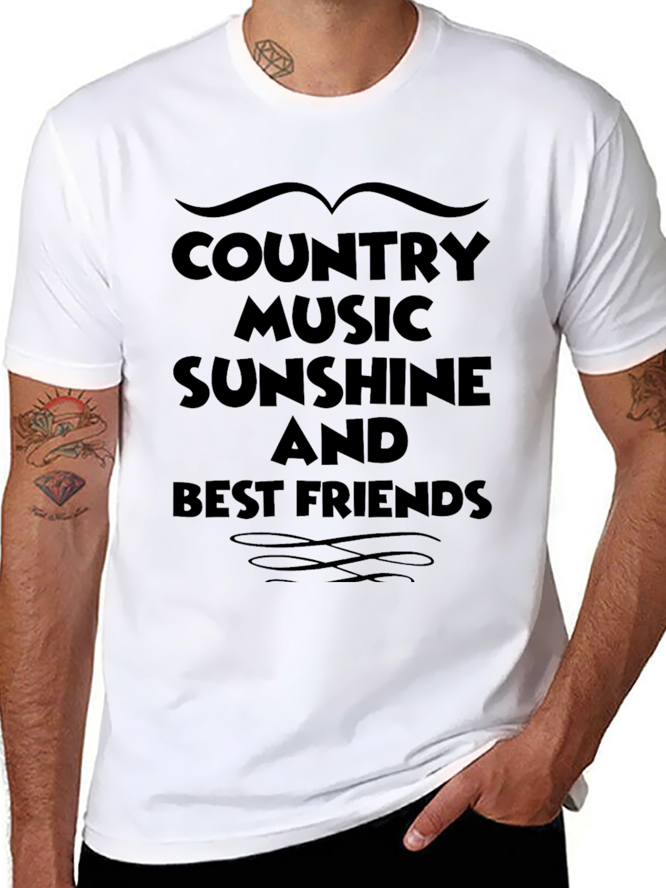 Country Music Sunshine and Best Friends T-Shirt