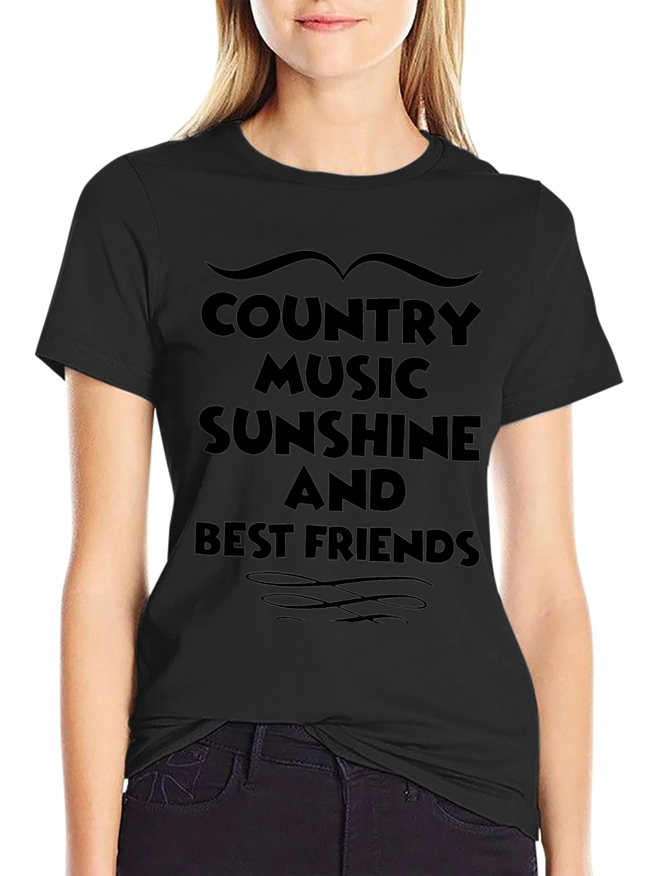 Country Music Sunshine and Best Friends T-Shirt