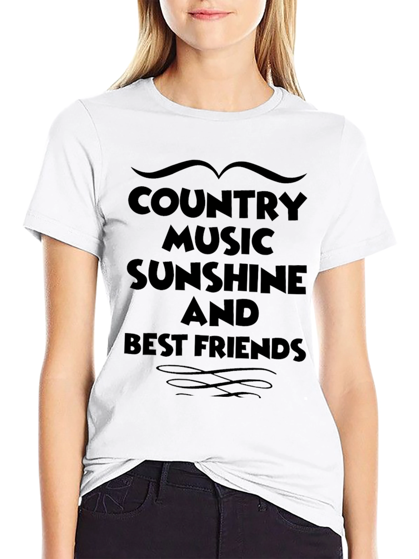 Country Music Sunshine and Best Friends T-Shirt