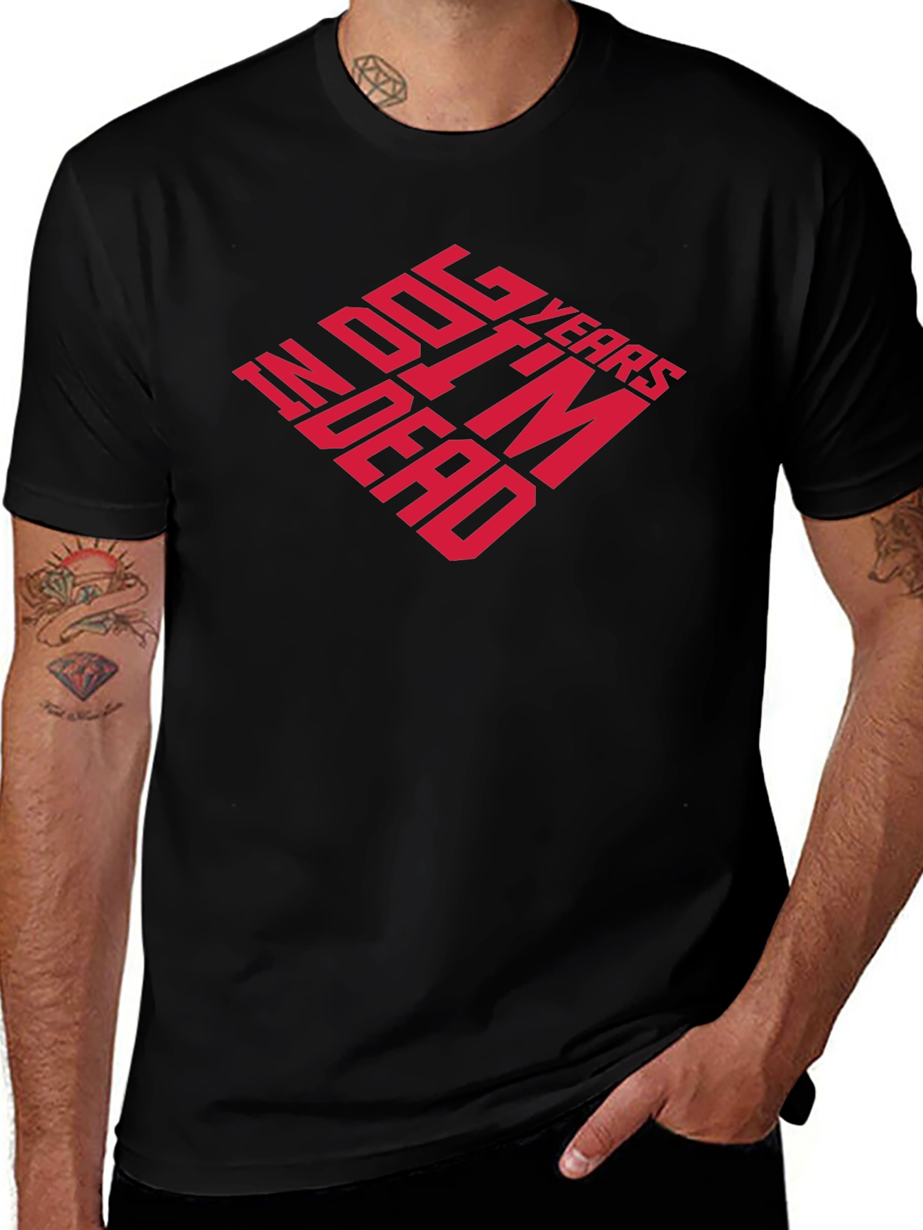Dog Years Im Dead Funny Graphic T-Shirt