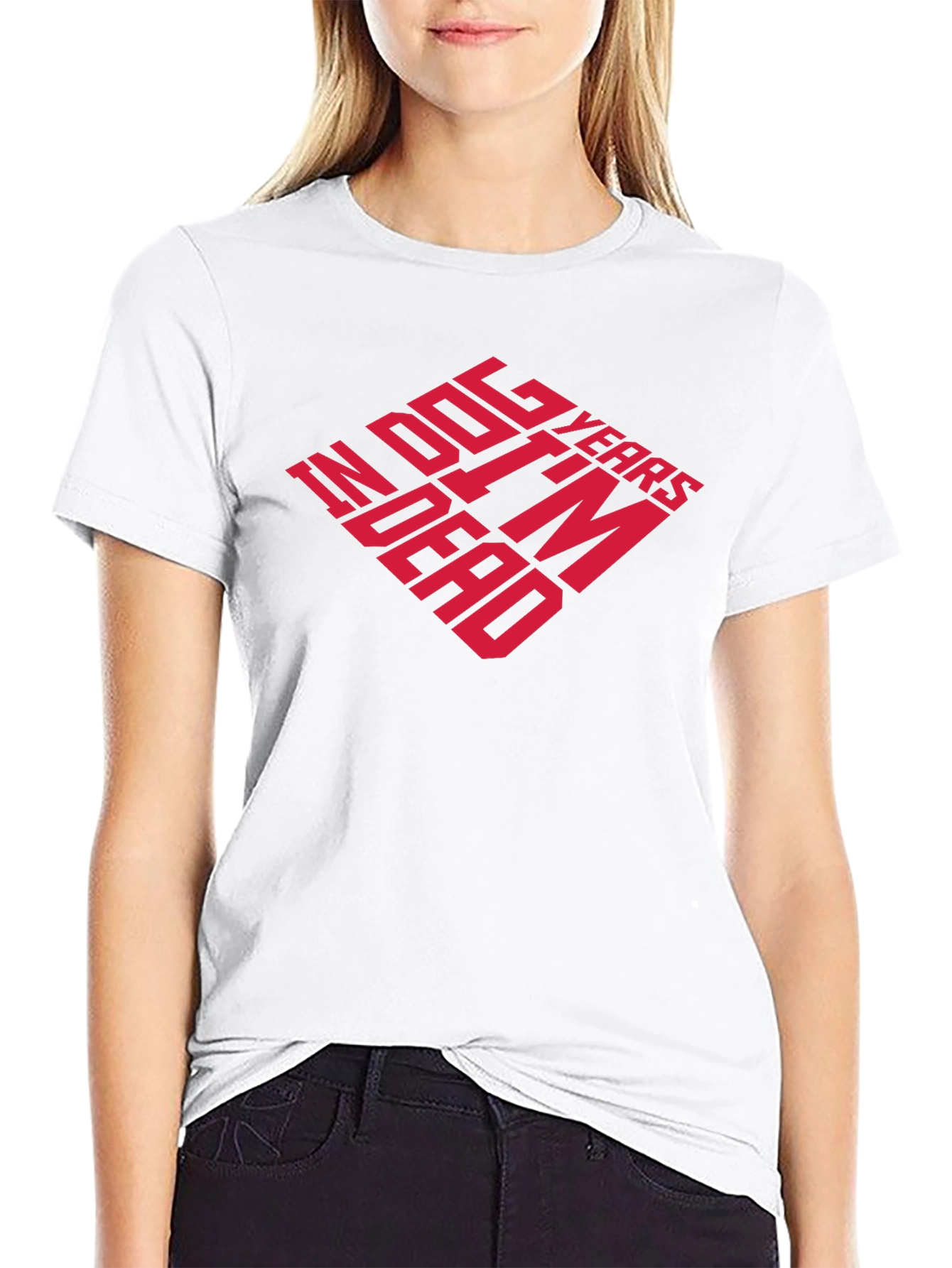Dog Years Im Dead Funny Graphic T-Shirt