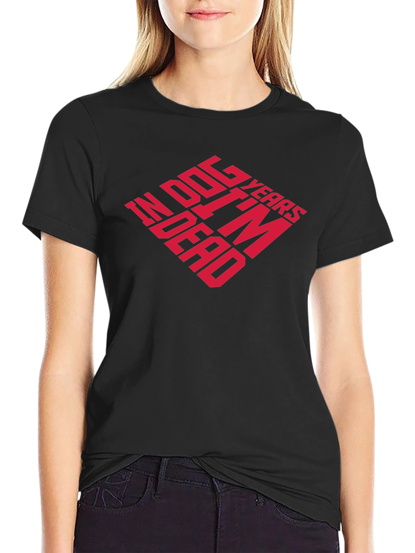 Dog Years Im Dead Funny Graphic T-Shirt