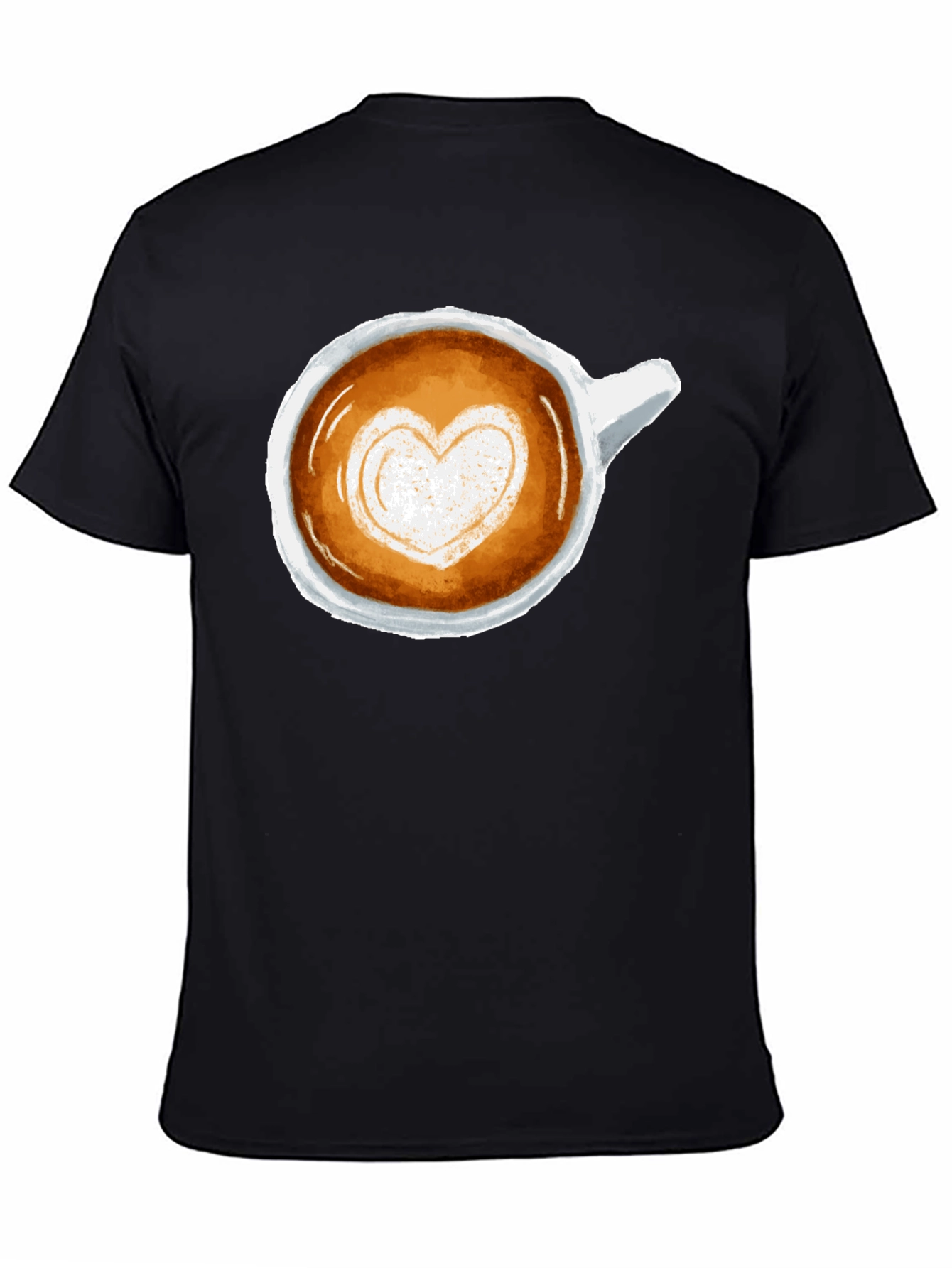 Latte Art Heart Tee - Coffee Lovers T-Shirt