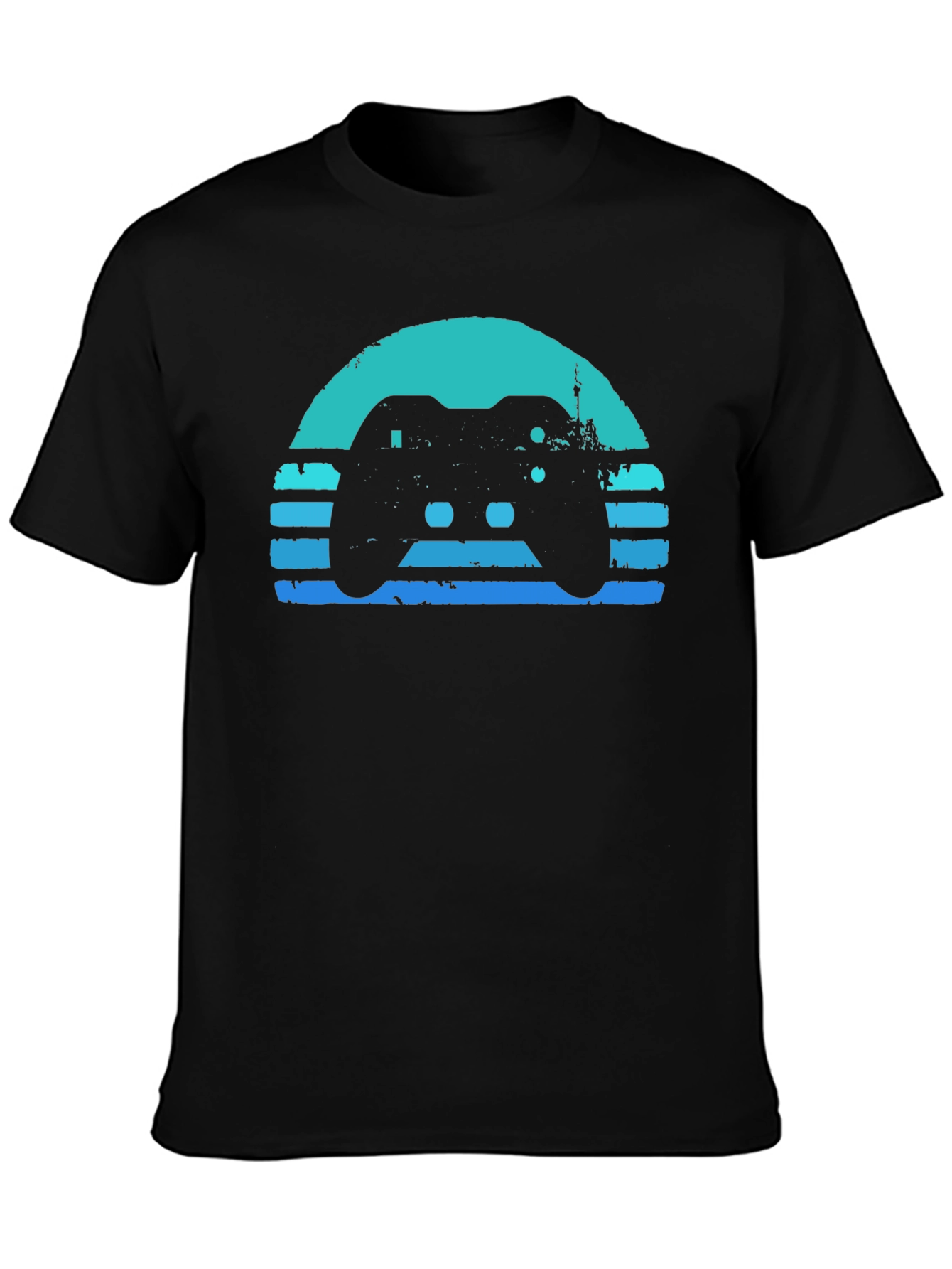 Retro Gamer T-Shirt - Black Console Design