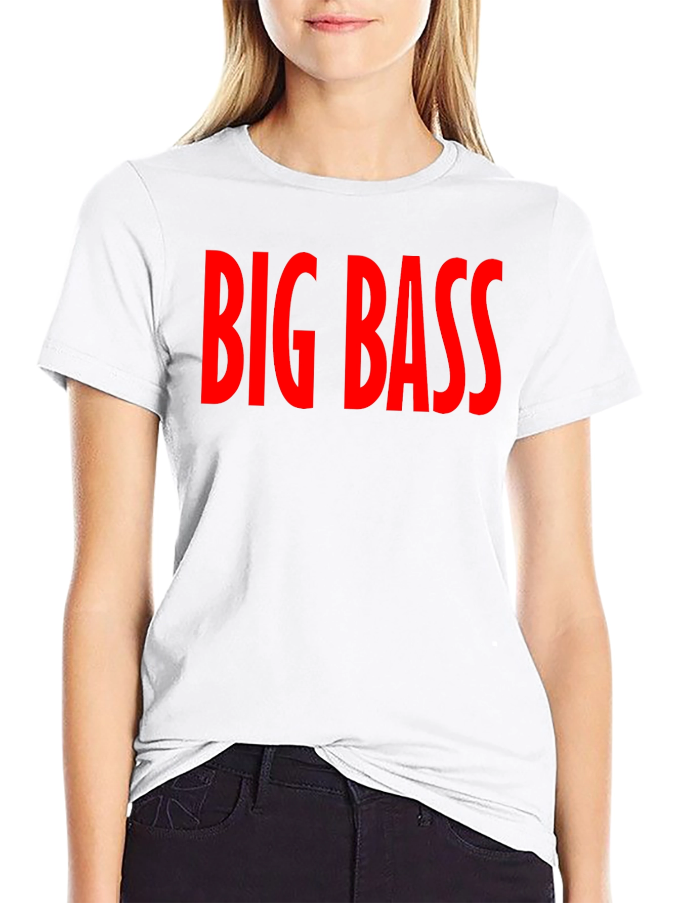Big Bass Graphic T-Shirt - Mens Crew Neck Tee