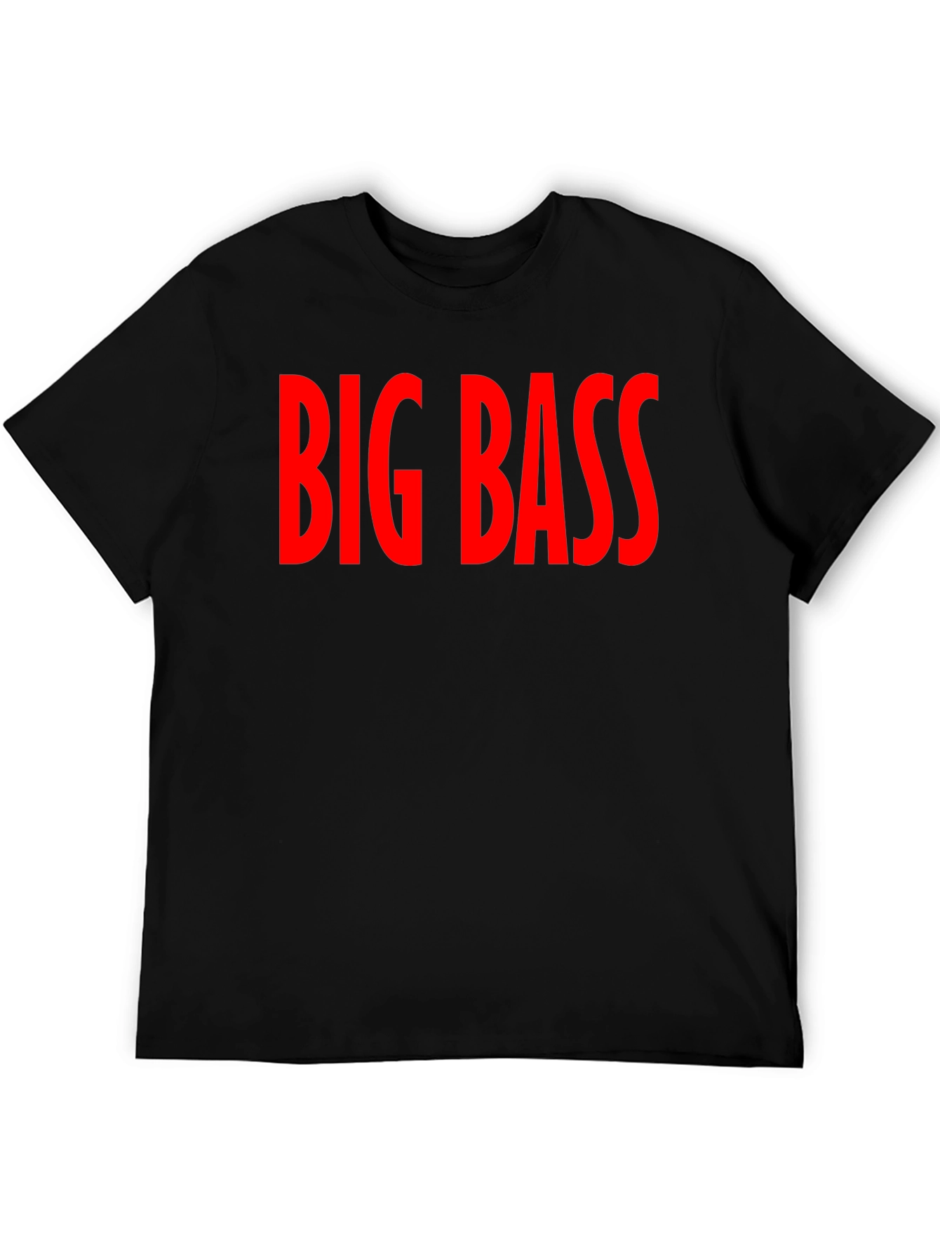 Big Bass Graphic T-Shirt - Mens Crew Neck Tee