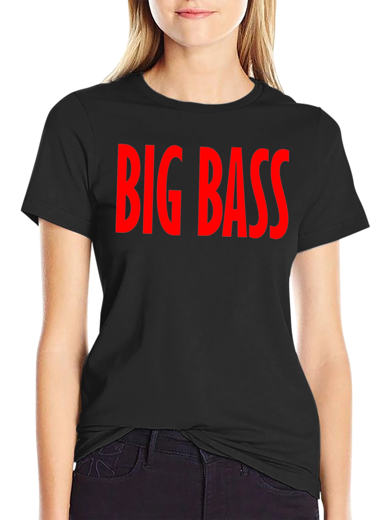 Big Bass Graphic T-Shirt - Mens Crew Neck Tee
