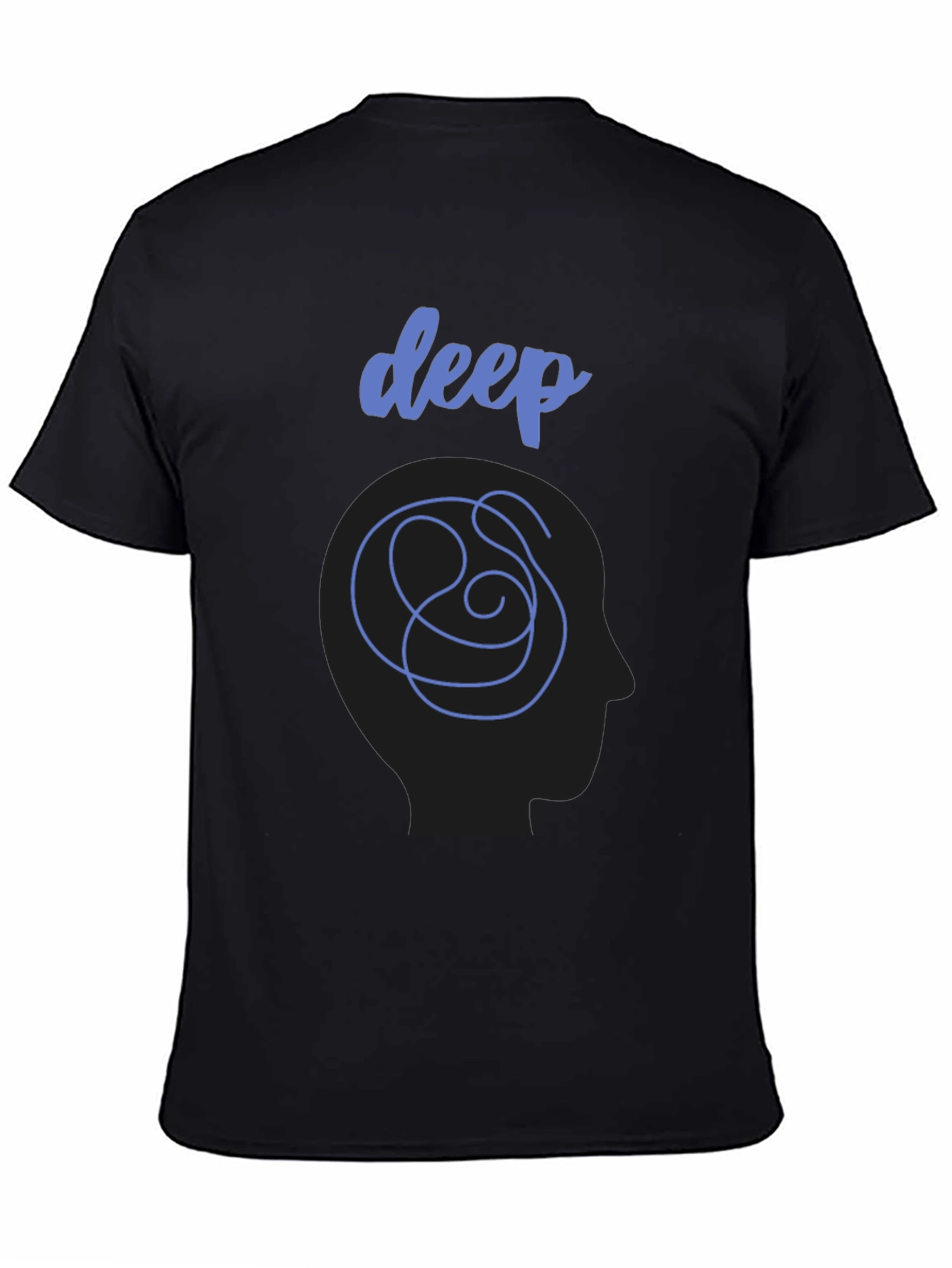 Deep Thought Graphic T-Shirt - Black