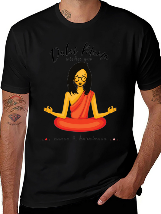 Dalai Mama T-Shirt - Namaste & Good Vibes