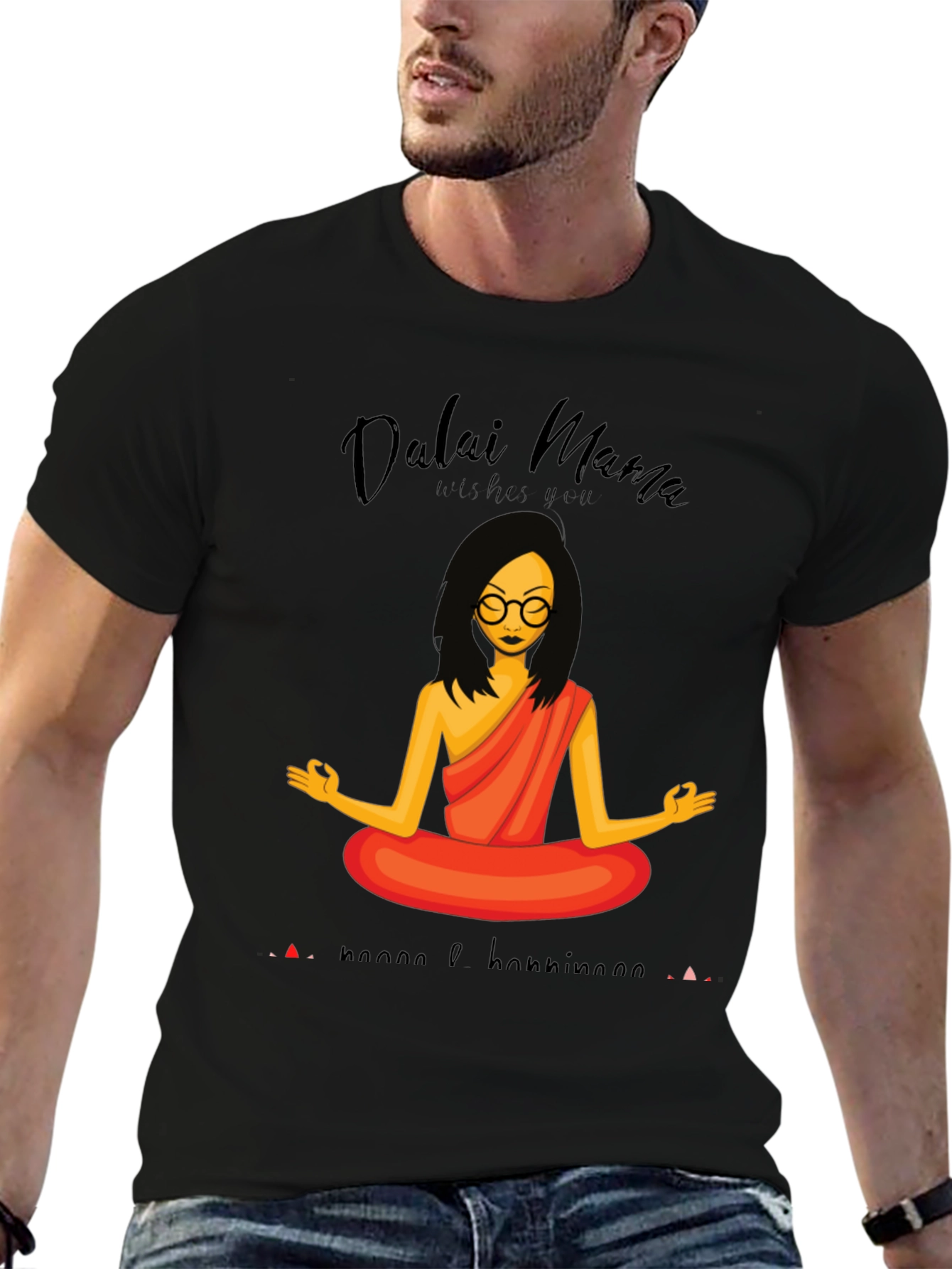 Dalai Mama T-Shirt - Namaste & Good Vibes