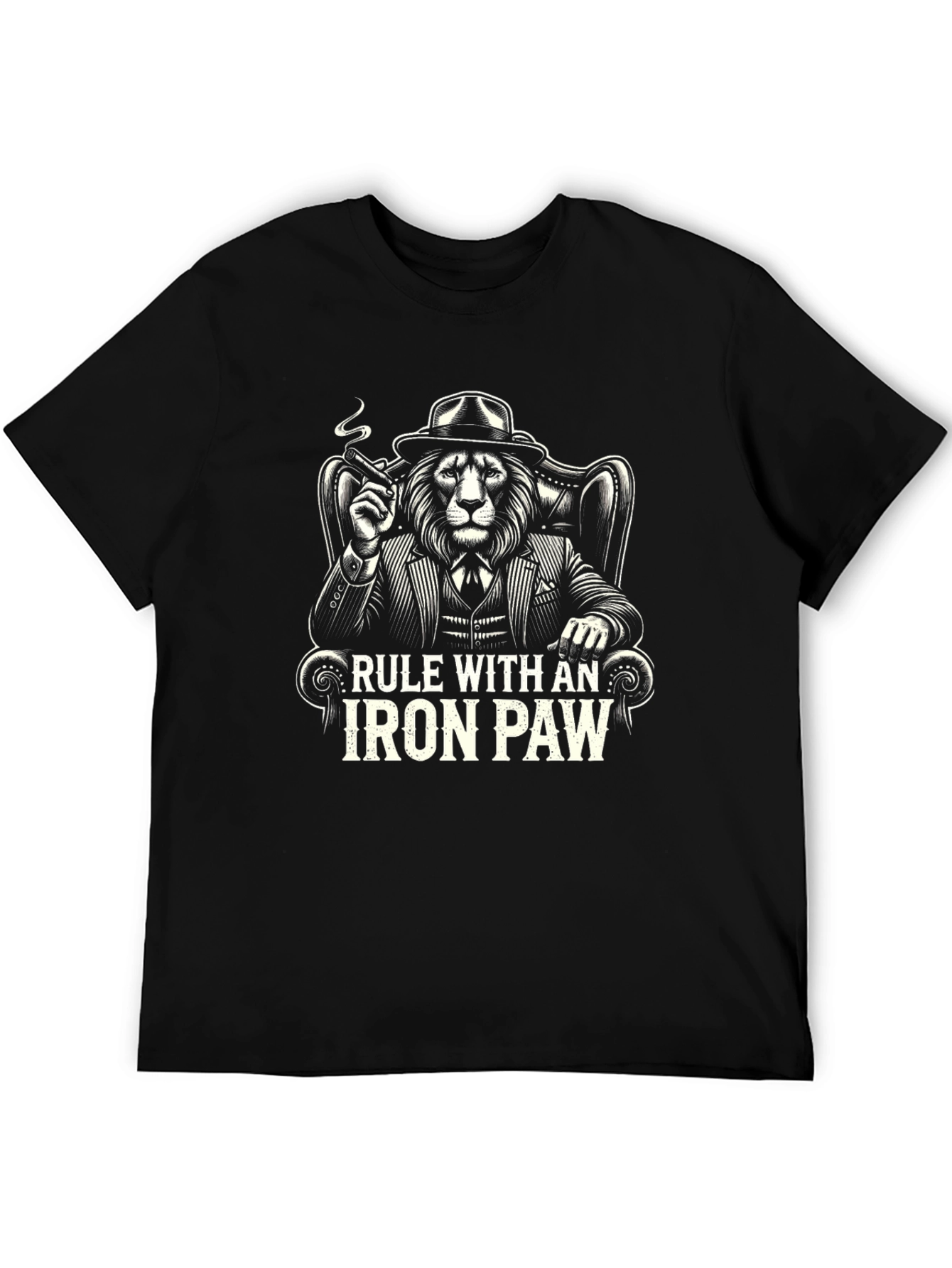 Lion Boss T-Shirt - Rule With an Iron Paw