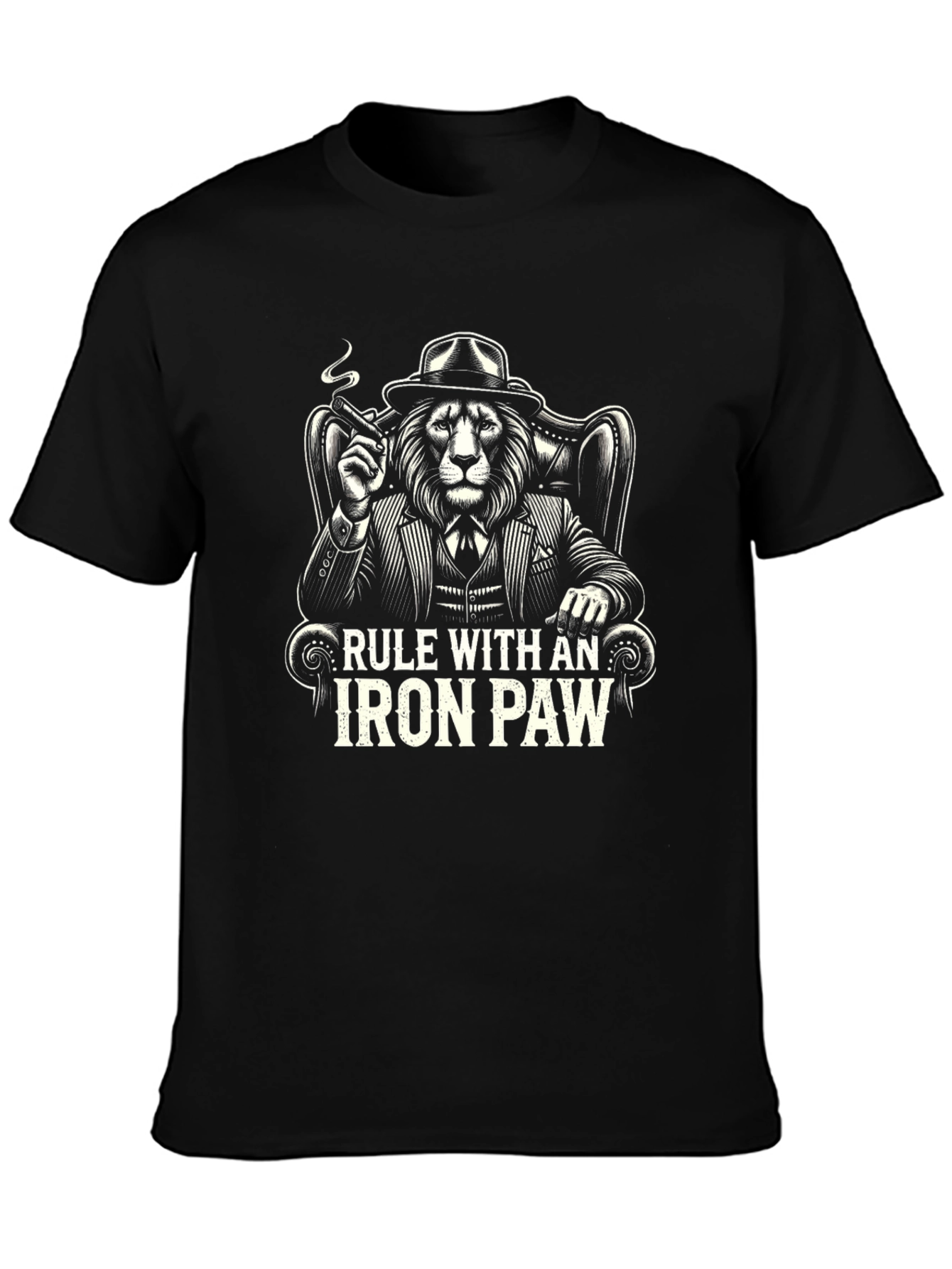 Lion Boss T-Shirt - Rule With an Iron Paw
