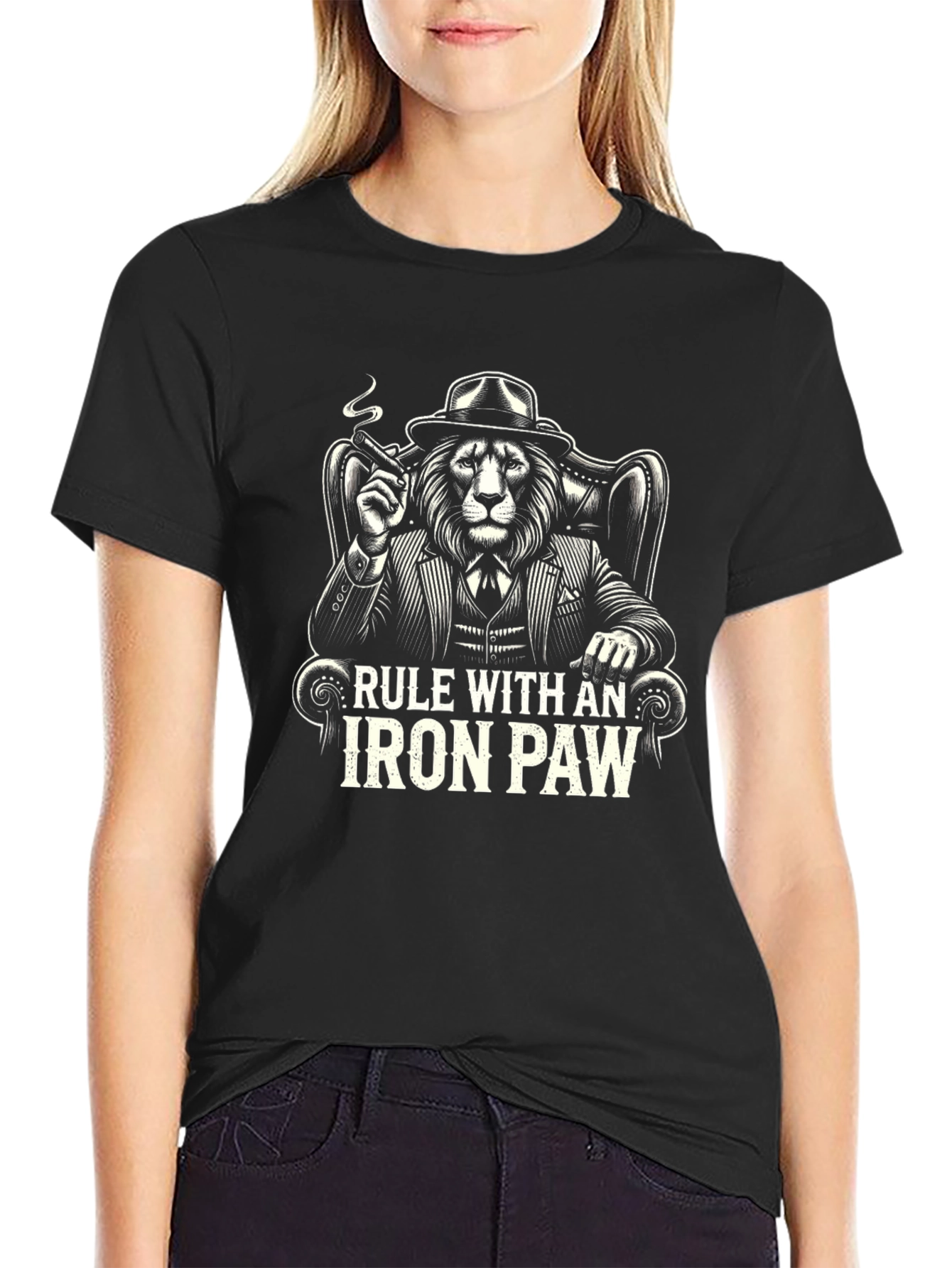Lion Boss T-Shirt - Rule With an Iron Paw