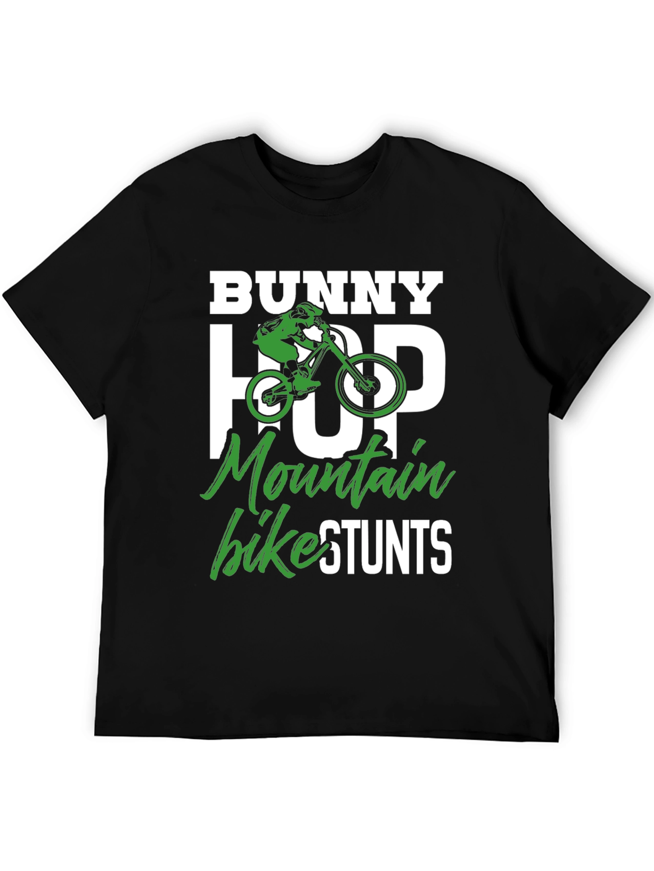 Bunny Hop Mountain Bike Stunts Graphic T-Shirt
