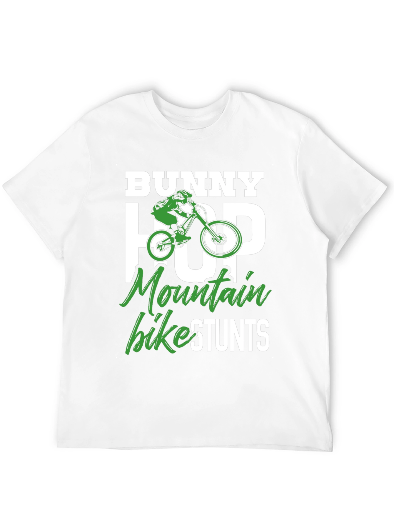 Bunny Hop Mountain Bike Stunts Graphic T-Shirt