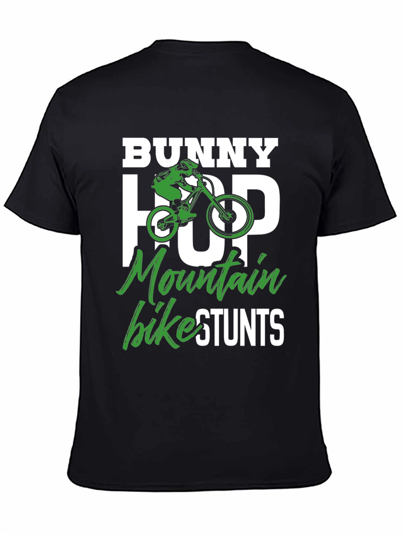 Bunny Hop Mountain Bike Stunts Graphic T-Shirt