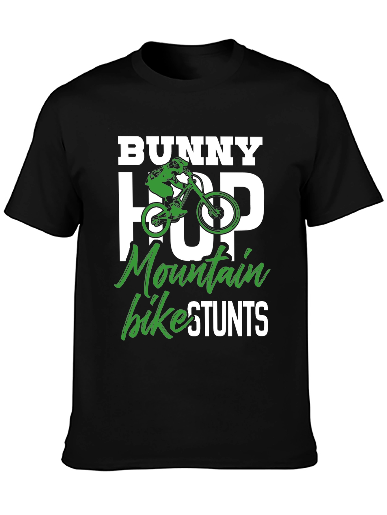 Bunny Hop Mountain Bike Stunts Graphic T-Shirt