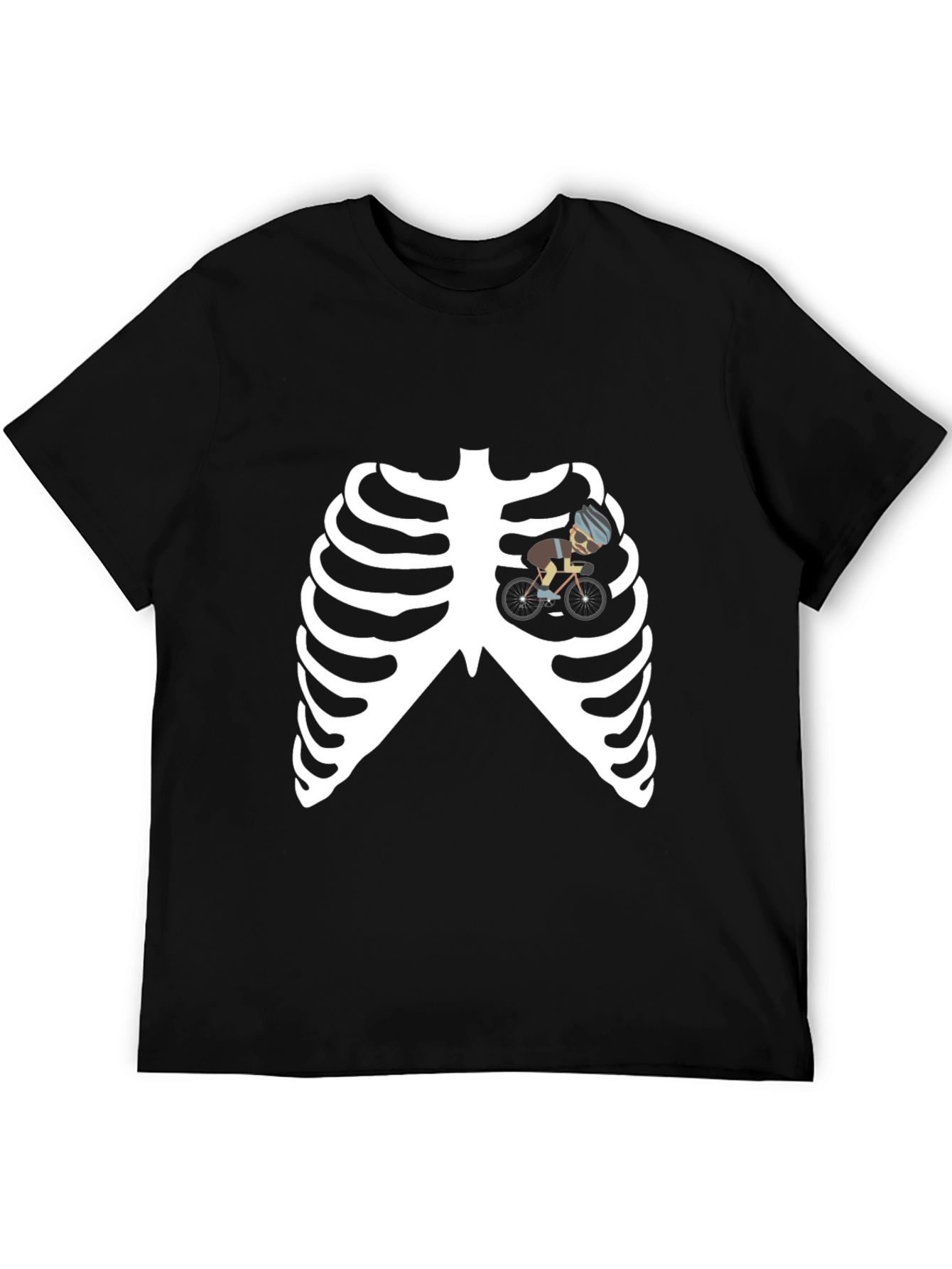 Cyclist Heart Rib Cage T-Shirt
