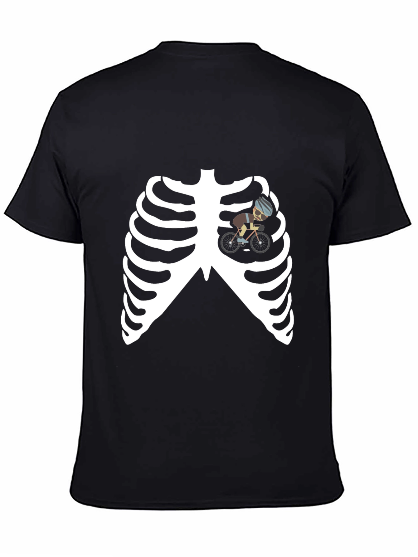 Cyclist Heart Rib Cage T-Shirt