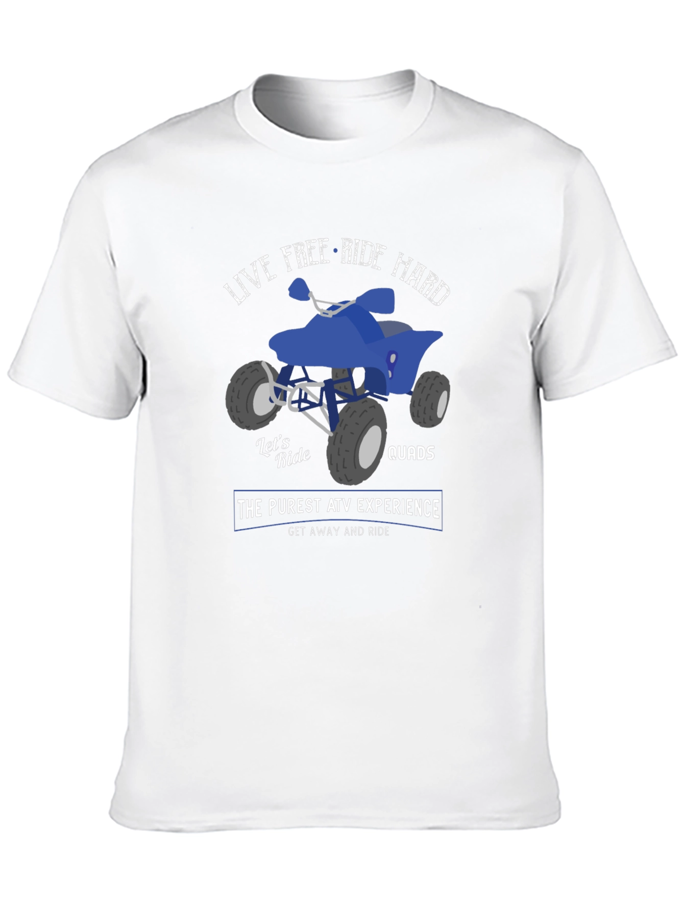 Live Free Ride Hard ATV T-Shirt