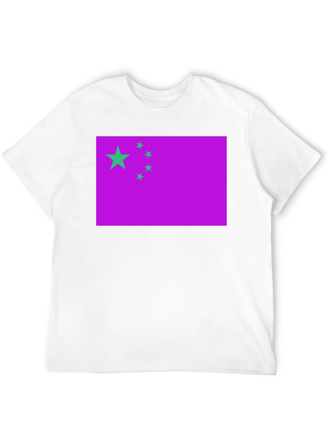 Novelty Flag Graphic Tee - Stylish Statement Shirt