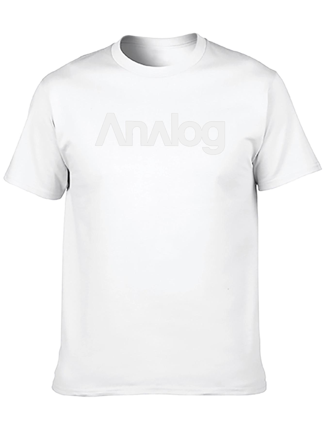 Analog Graphic Tee - Stylish Black Cotton T-Shirt
