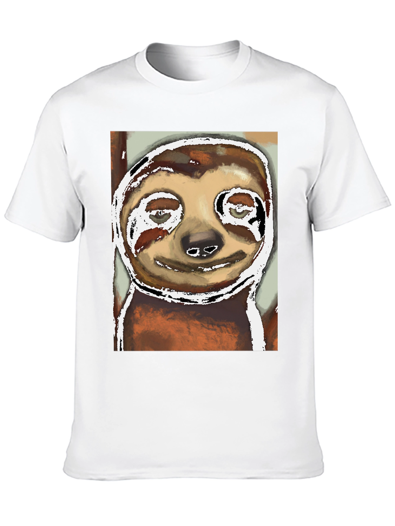 Sloth Graphic Tee -  Unique Artistic Print