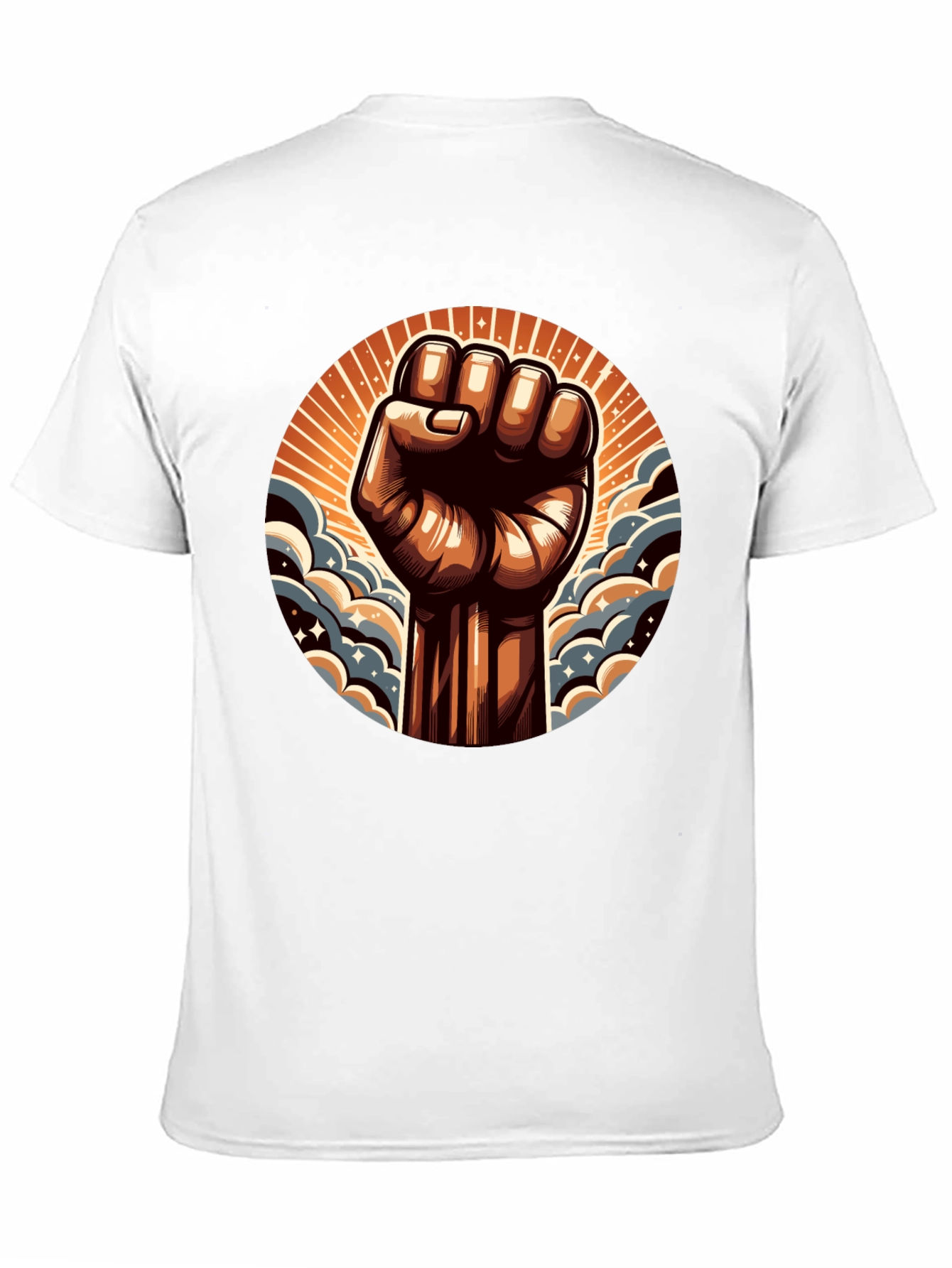 Empowered Fist Graphic Tee - Black