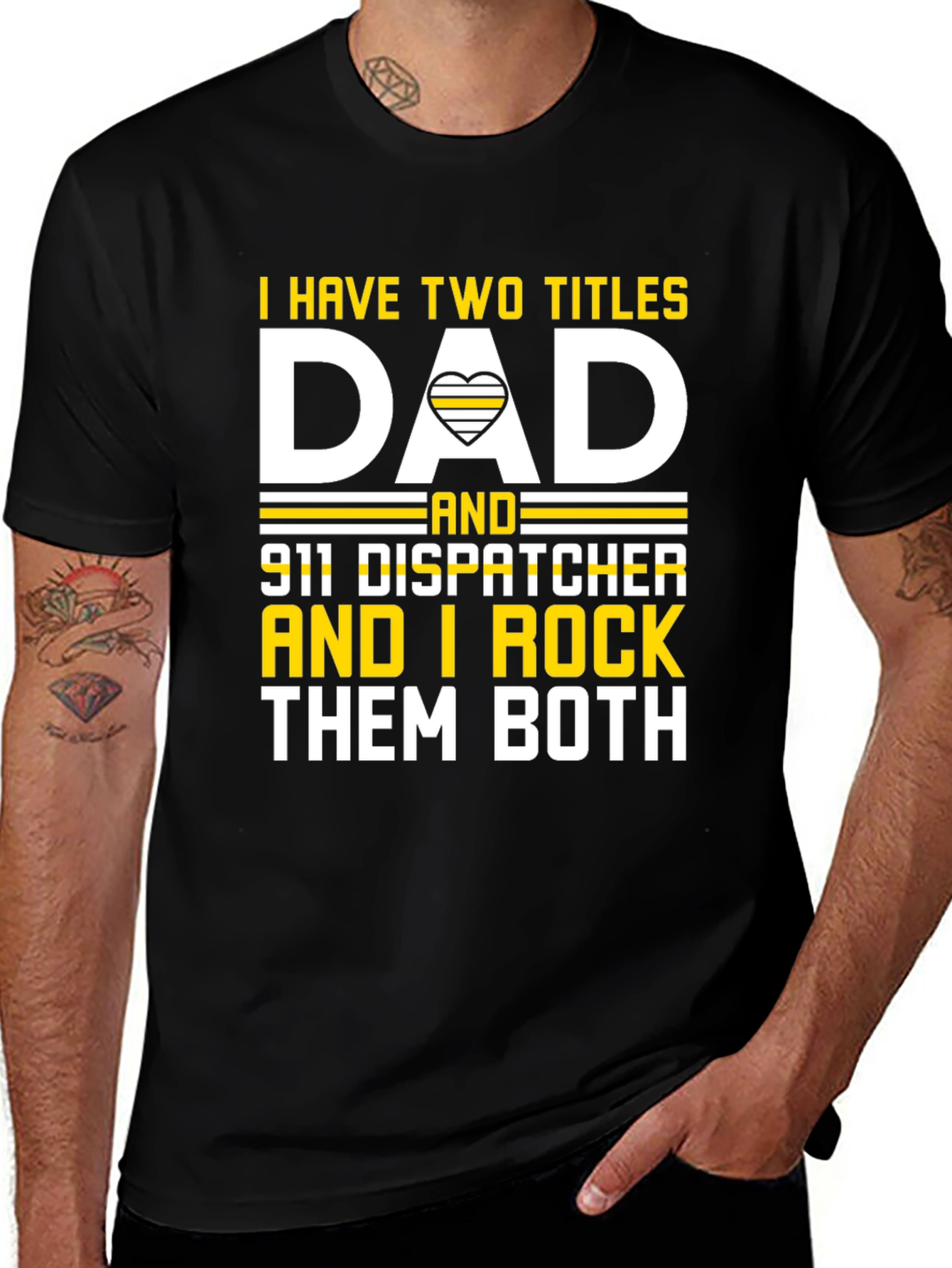 Dad and 911 Dispatcher T-Shirt