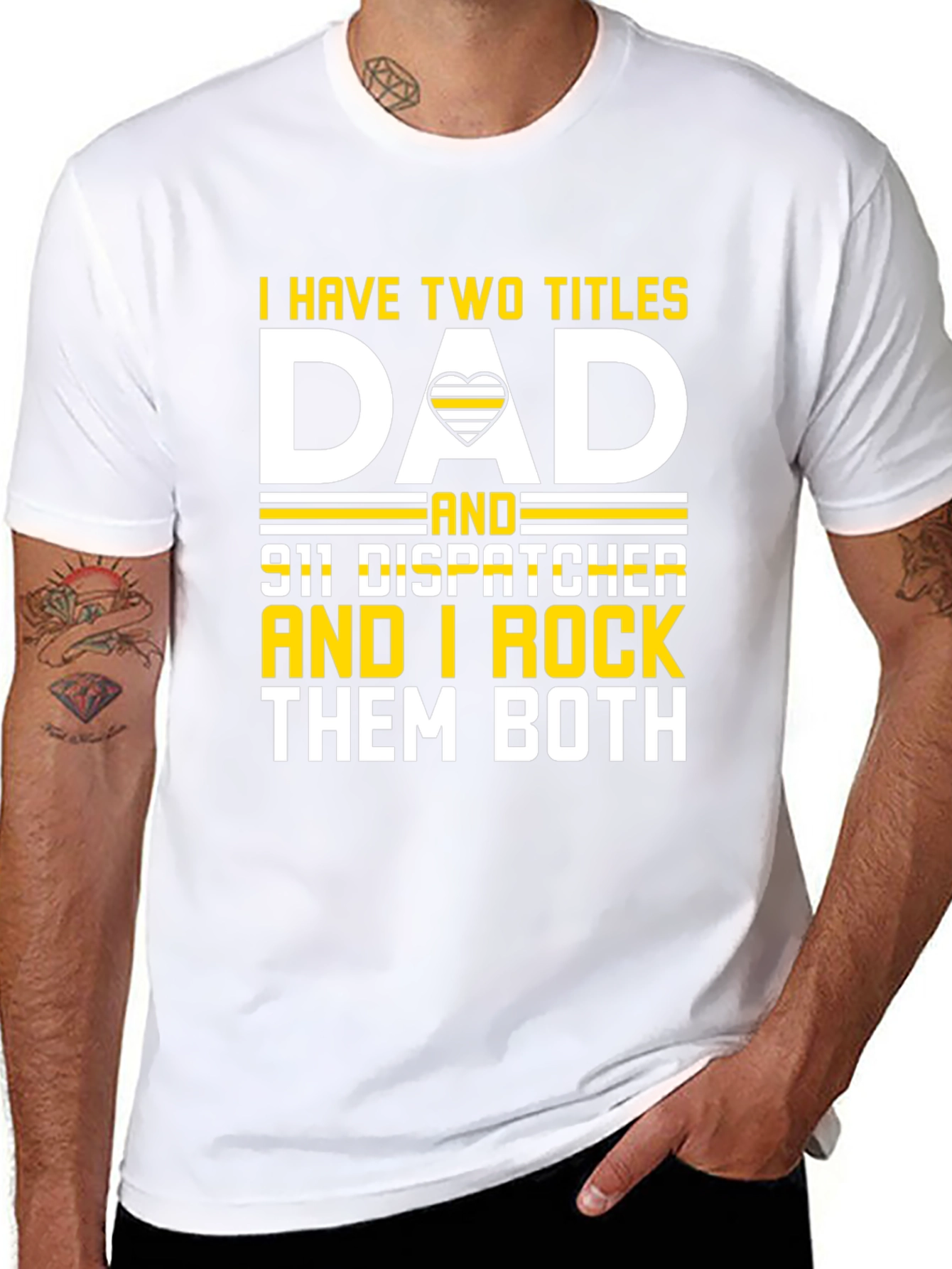 Dad and 911 Dispatcher T-Shirt