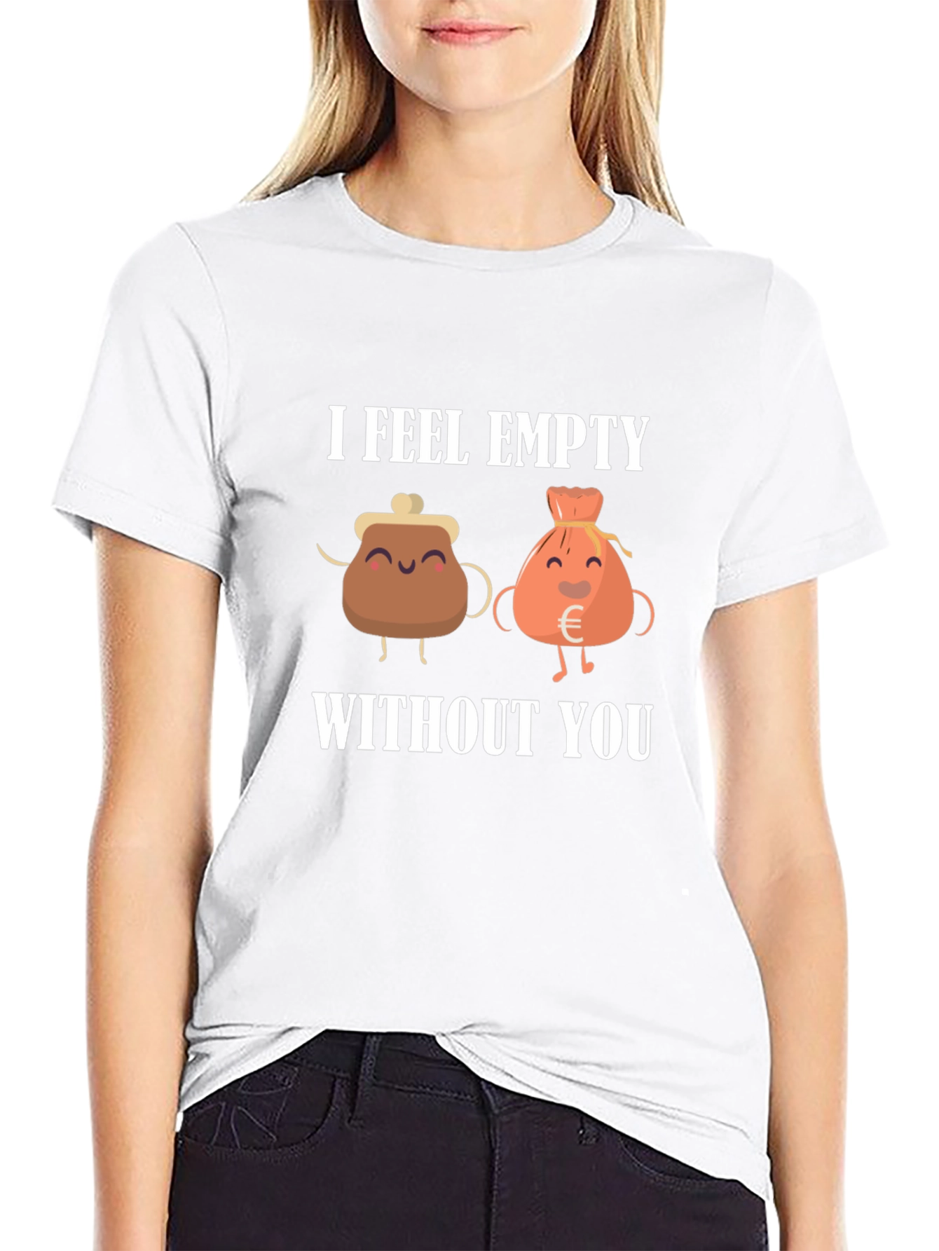 I Feel Empty Without You Black T-Shirt