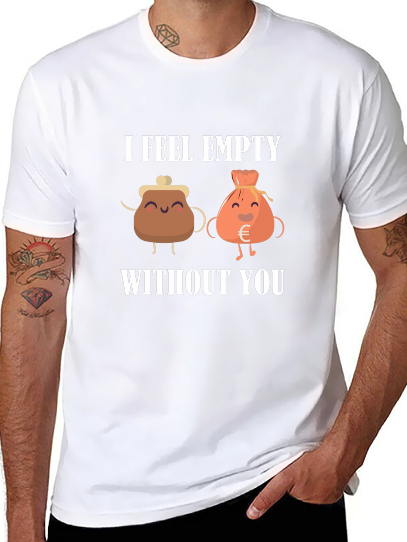 I Feel Empty Without You Black T-Shirt