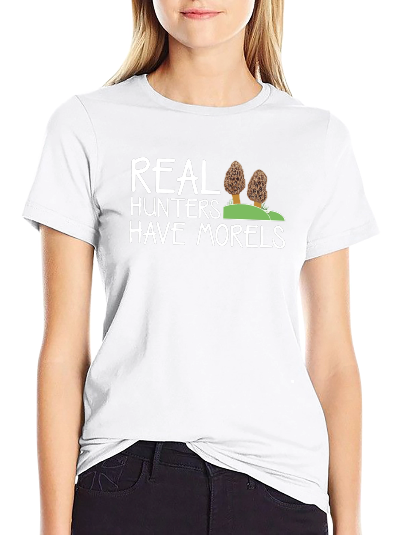 Real Hunters Have Morels T-Shirt Mushroom Hunting Tee