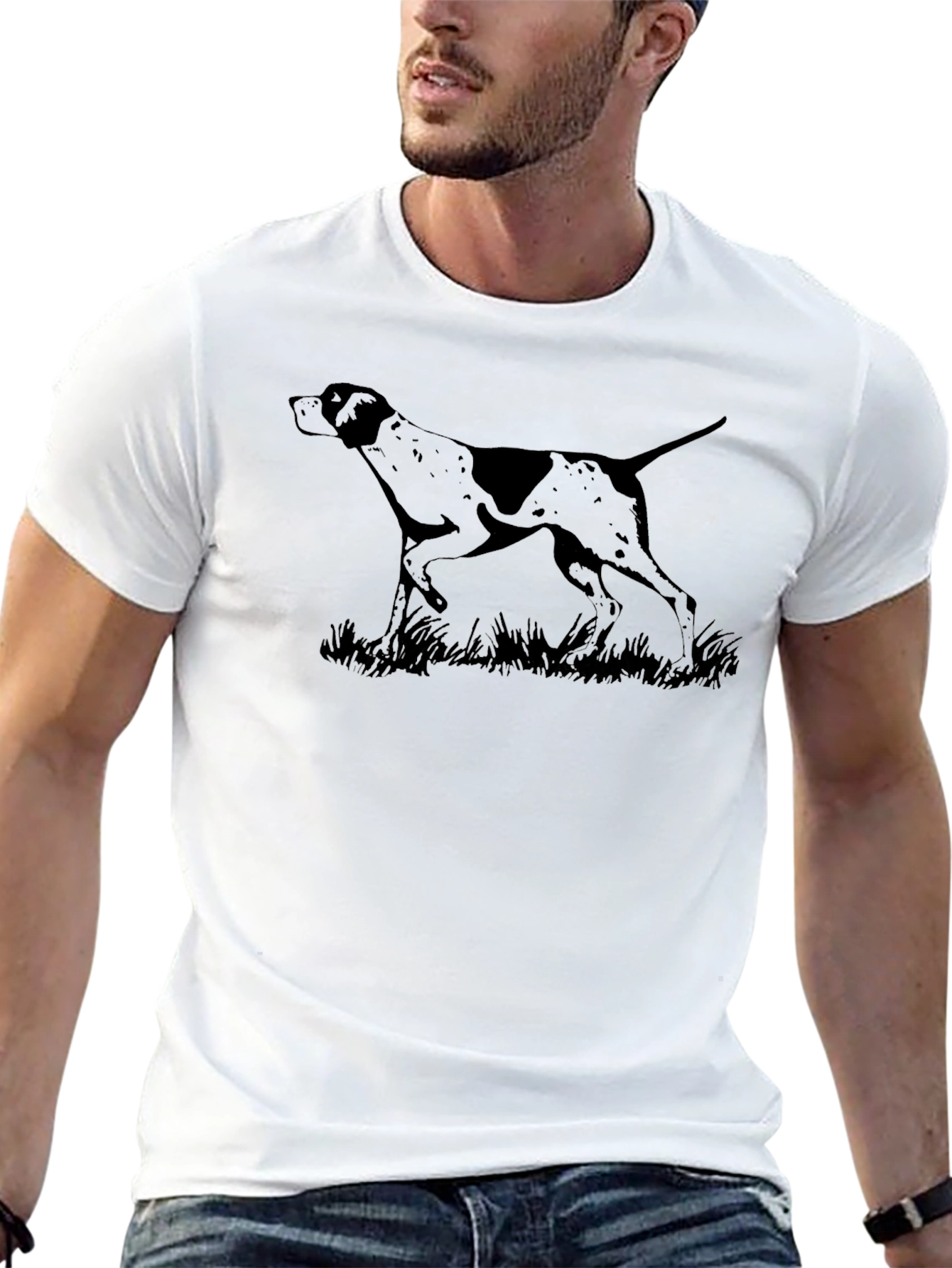 Pointer Dog Graphic T-Shirt