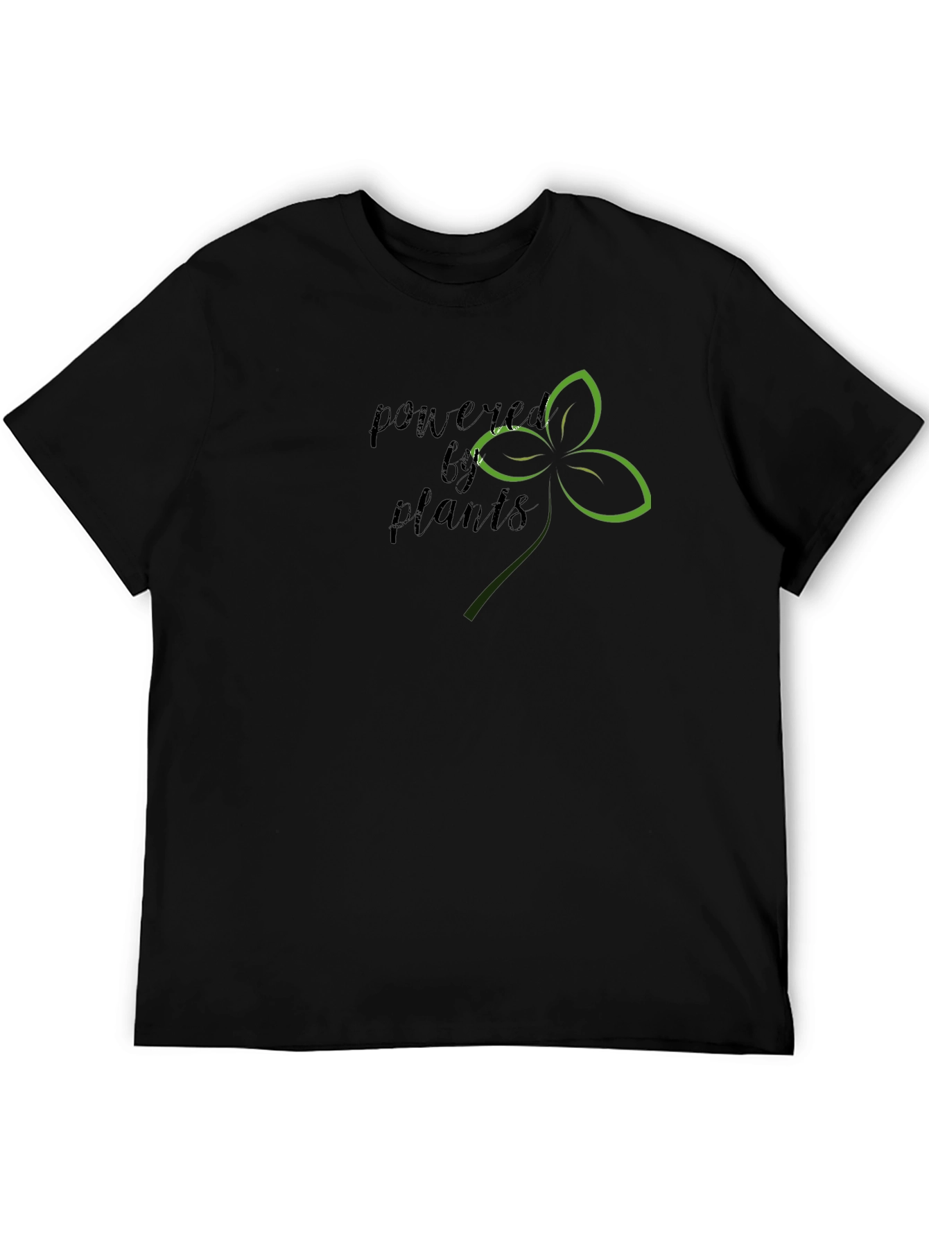 Powered by Plants Black Graphic T-Shirt